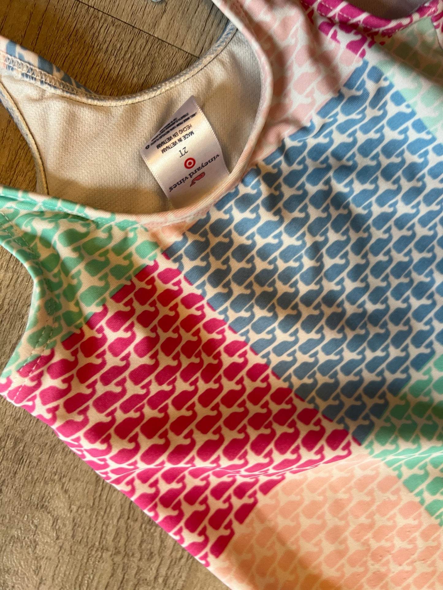 Patchwork Swimsuit Toddler Girl 2T