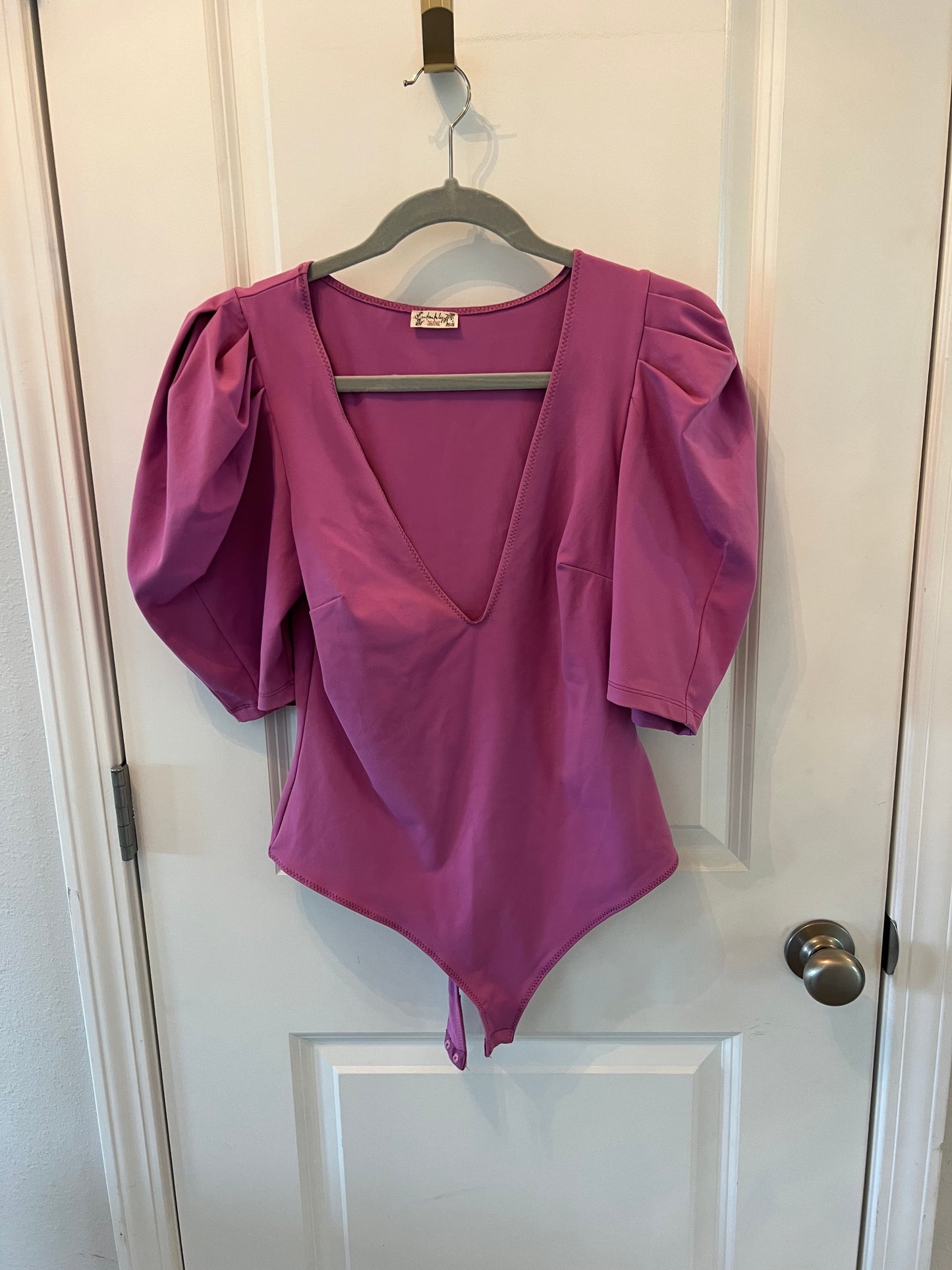 Free People Va Va Voom Bodysuit Women’s Size Medium Wildberry
