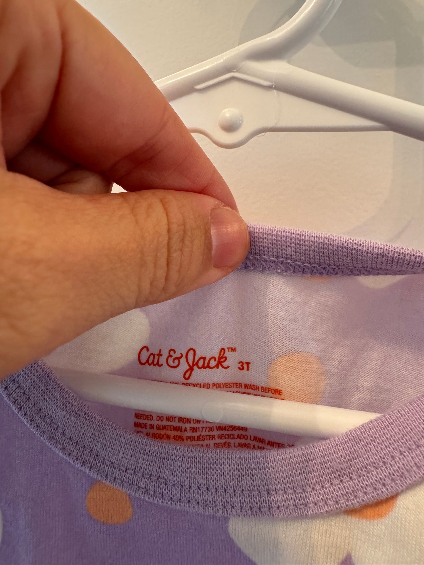 Cat & Jack Daisy Print Tank Toddler Girl Size 3T Lilac