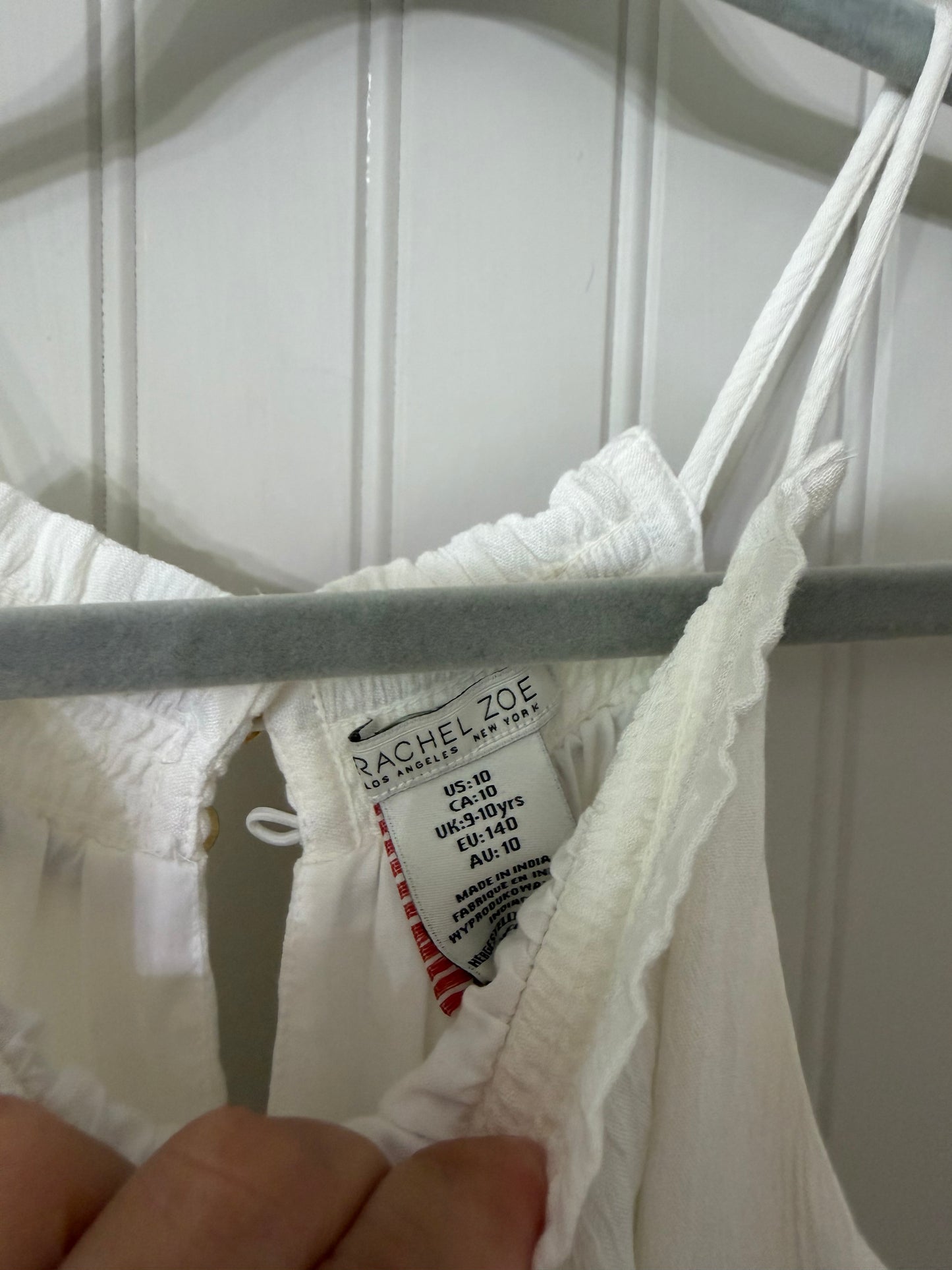 Rachel Zoe Maxi Dress Girl’s Size 10 White