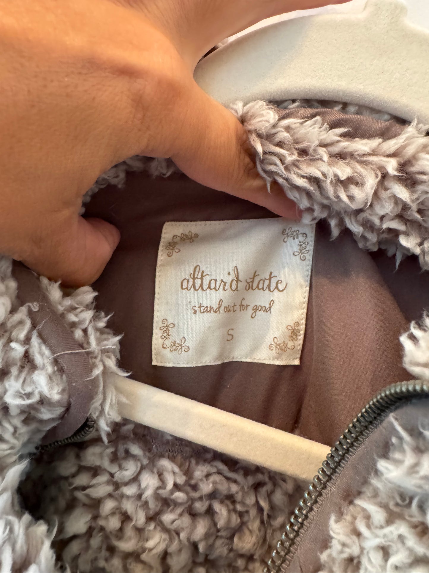 Altar’d State Quarter Zip Sherpa Women’s Small