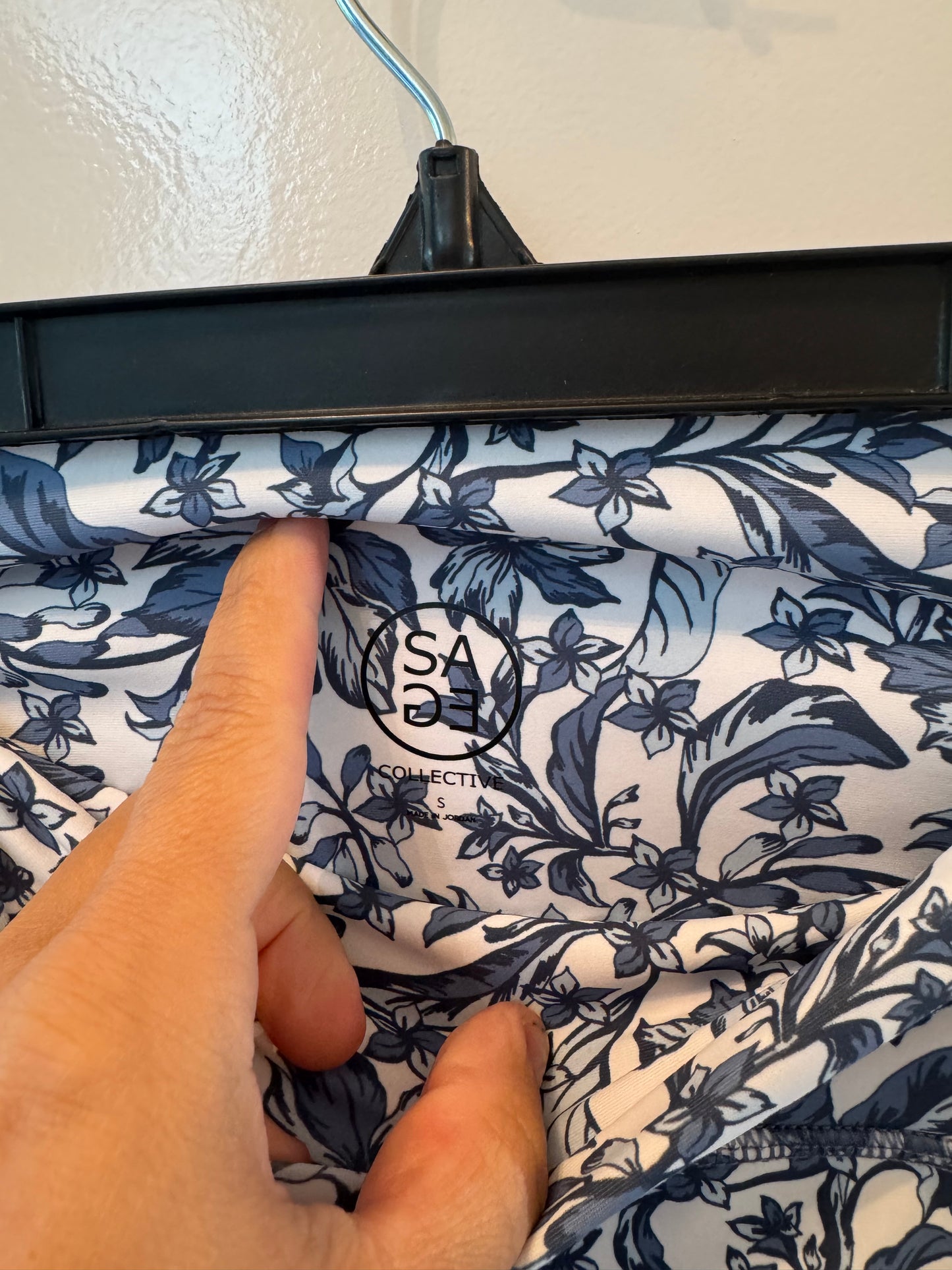 Sage Collective Floral Matching Set Women’s Small Blue