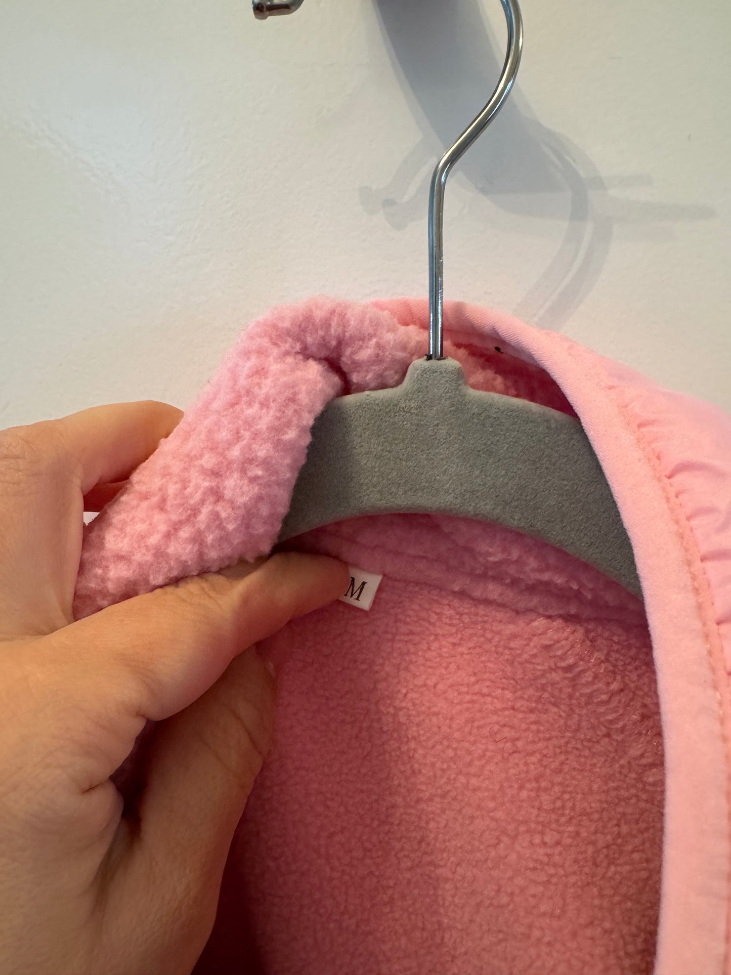 Sherpa Teddy Jacket Women’s Medium Pink