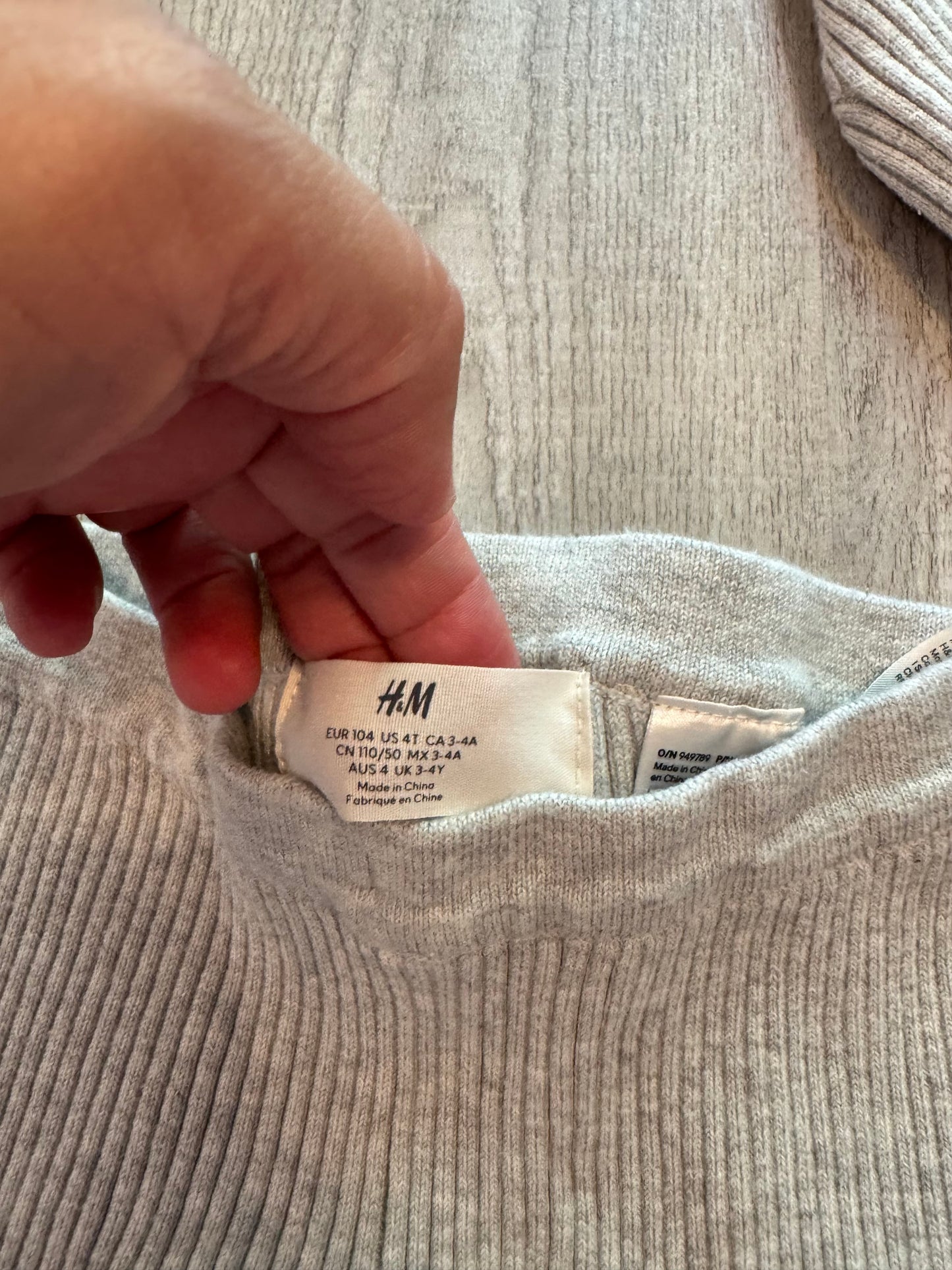 H&M bow Matching Set Toddler 4/5 Years