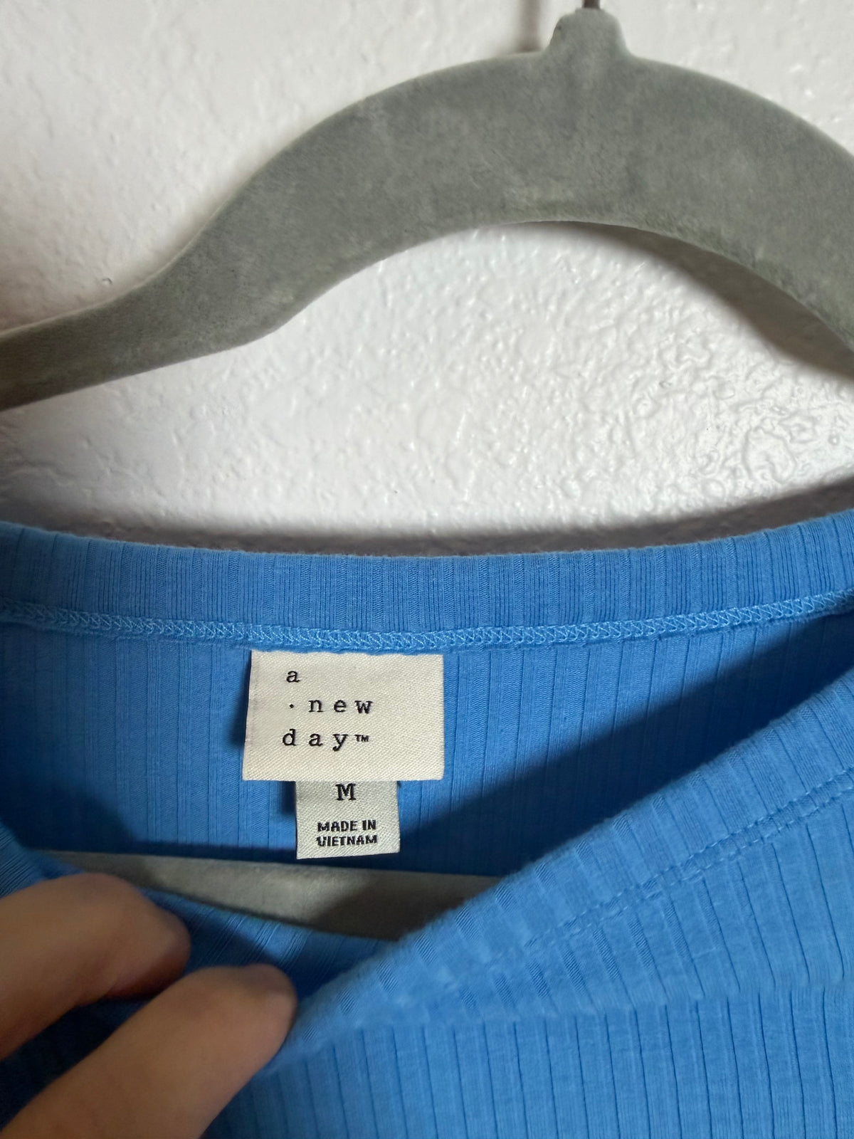 A New Day Blue Top Size Medium