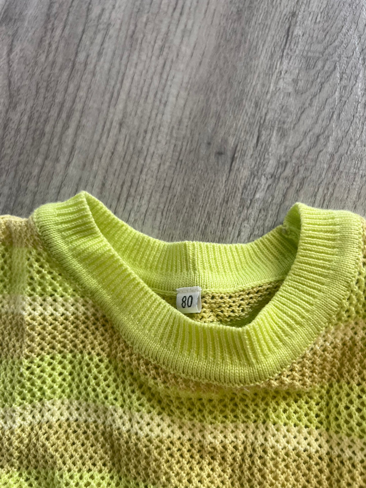 Swim Matching Set Baby Girl Size 18M Neon Lime