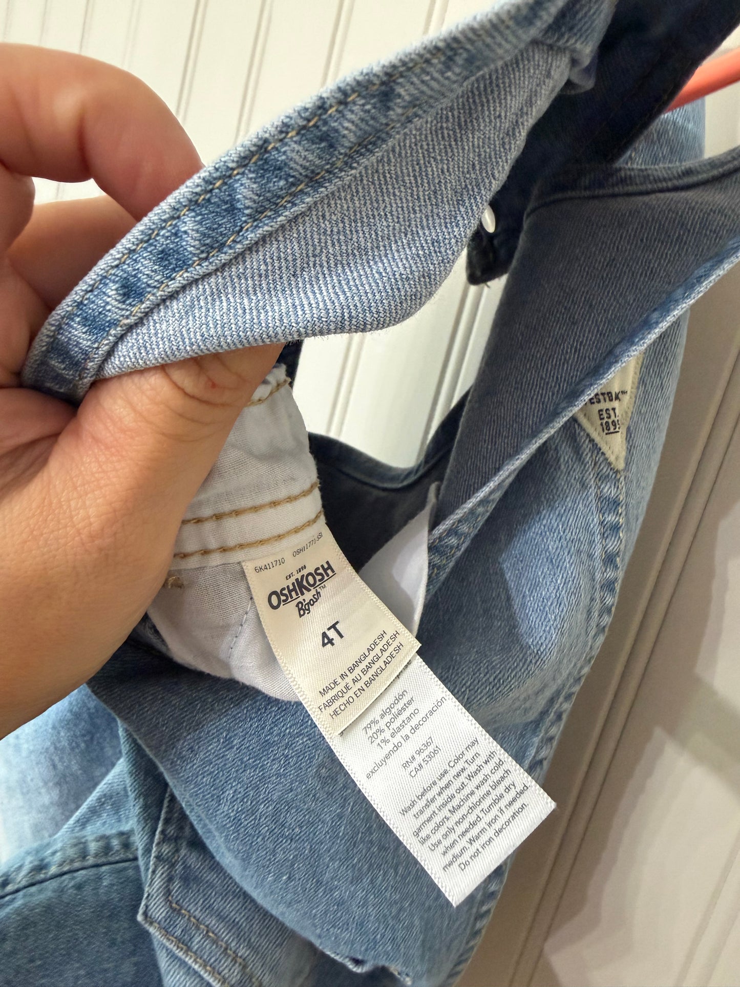 Oshkosh Overalls Size 4T