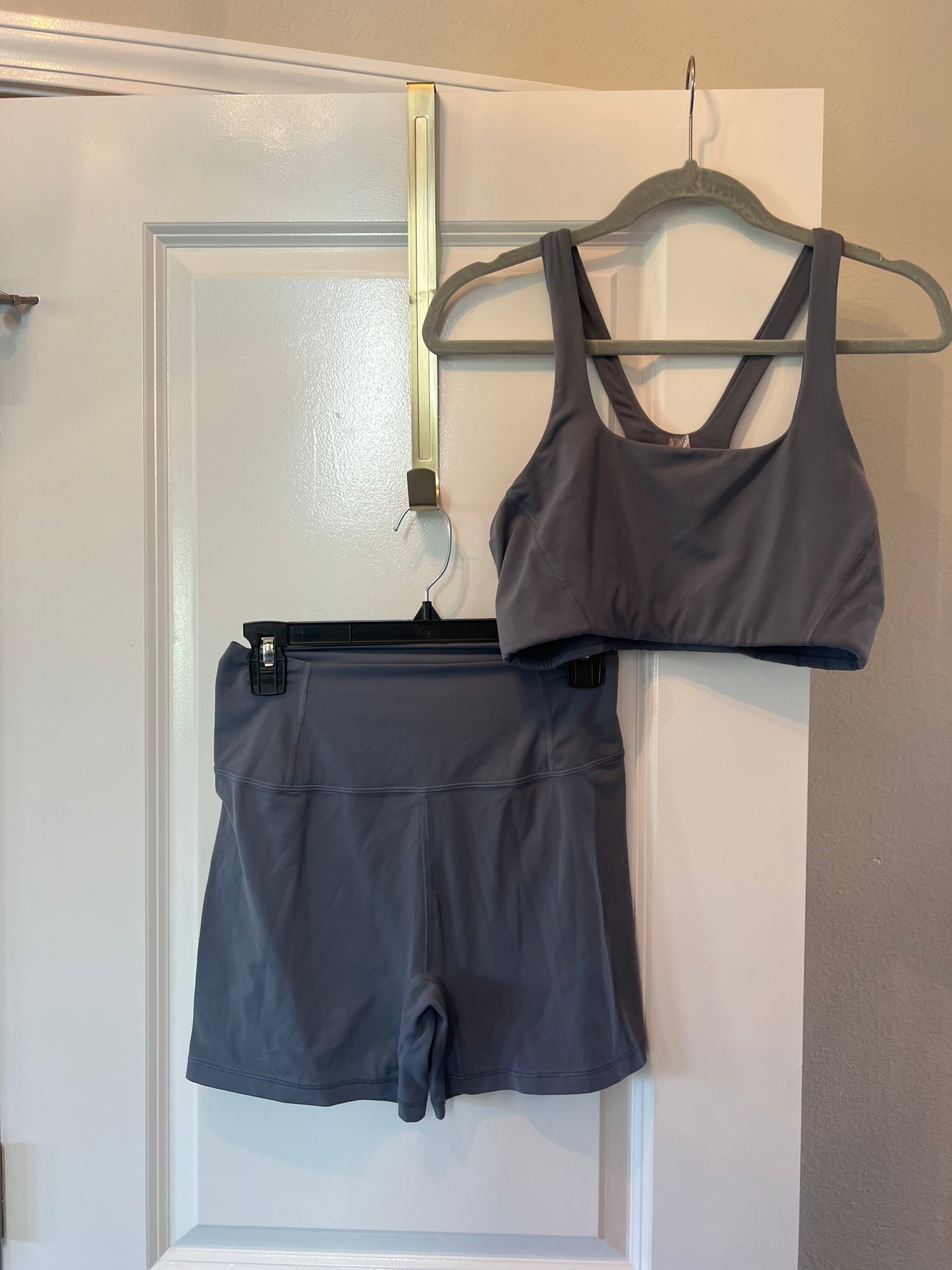 Free People FP Movement Matching Set Women’s Size Medium 8-10 Dark Gray