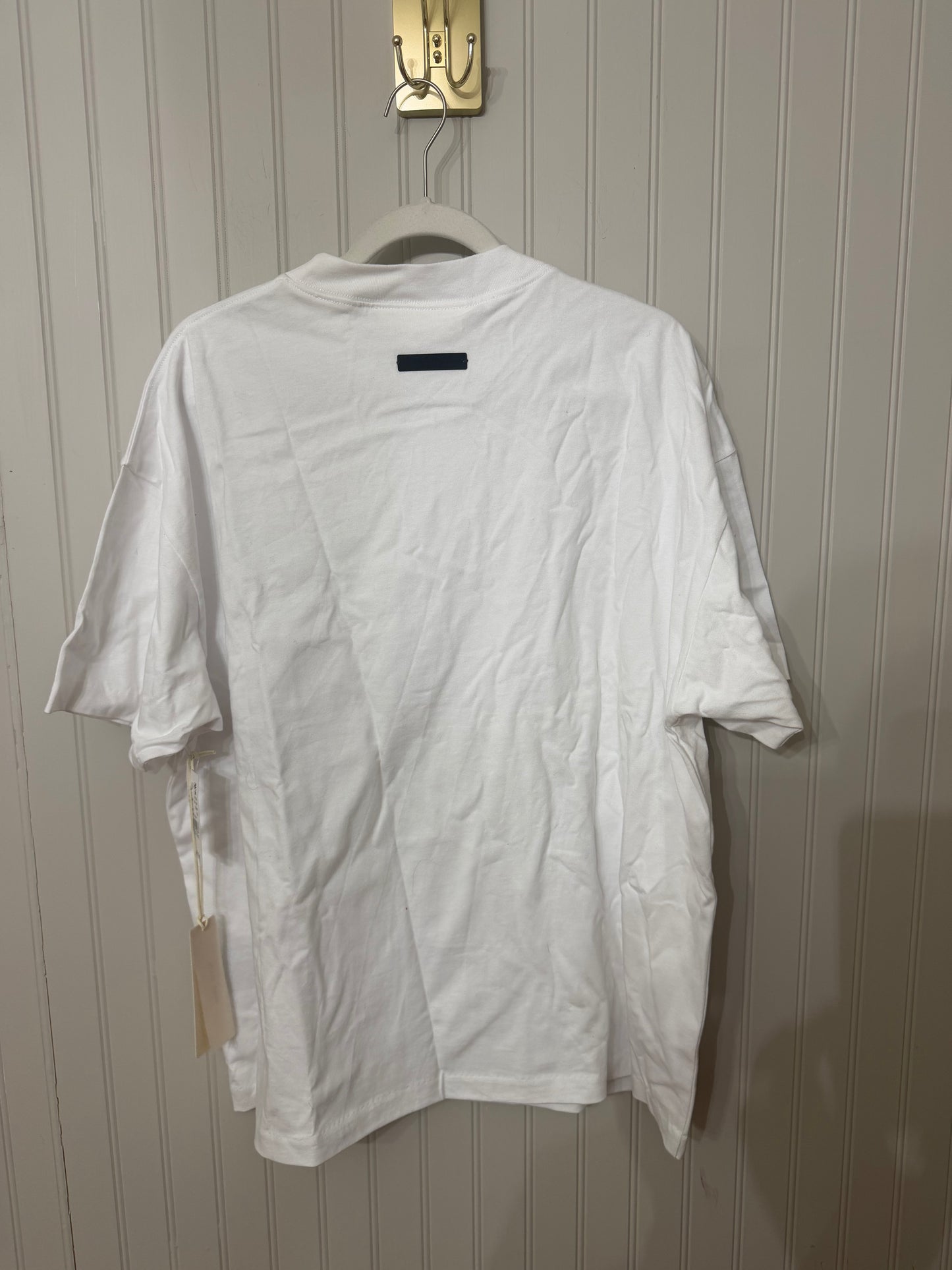 Men’s Essentials White Tee Size Medium
