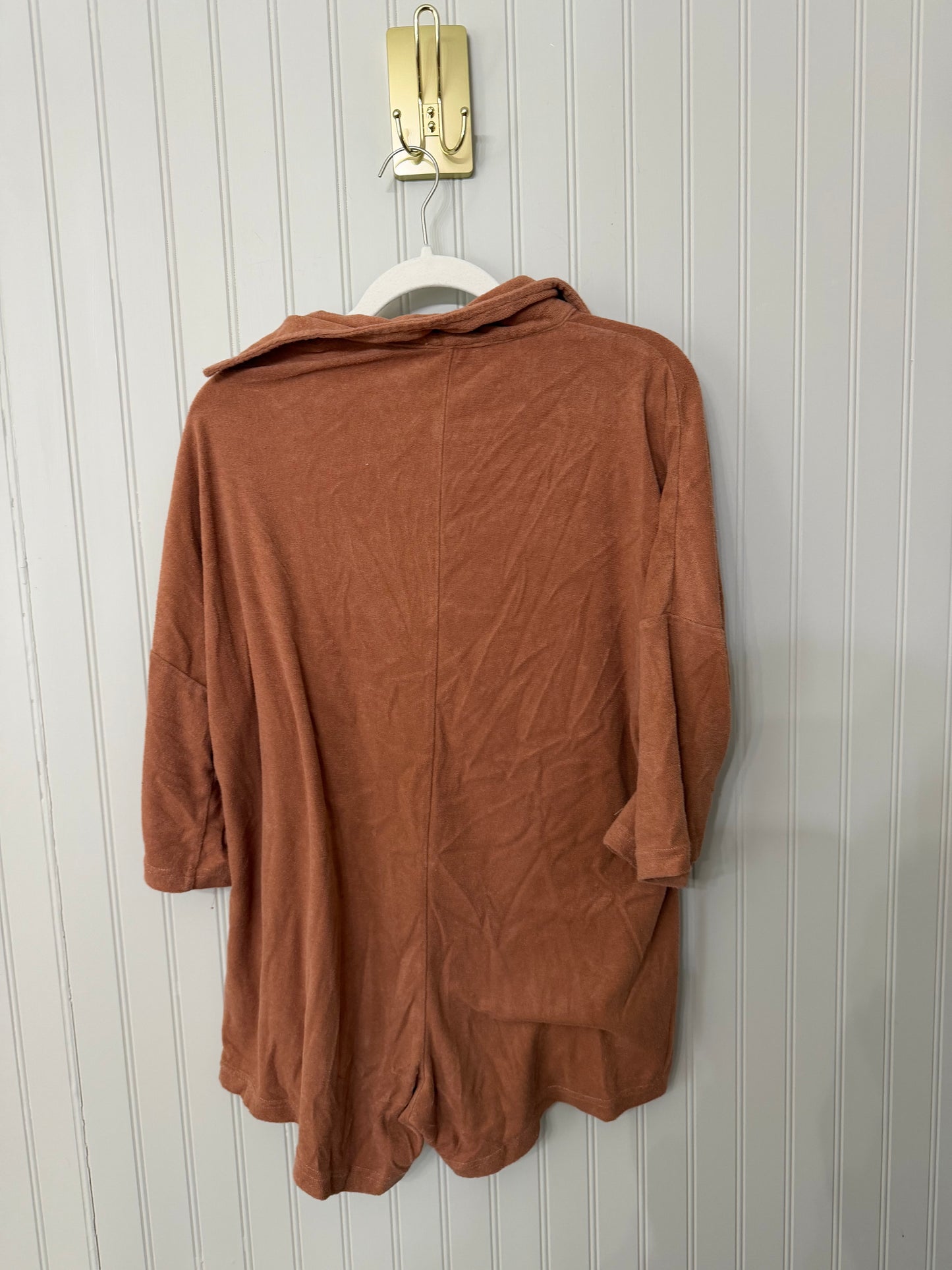 SABO Terry Cloth Romper Women’s Size 2 Tan