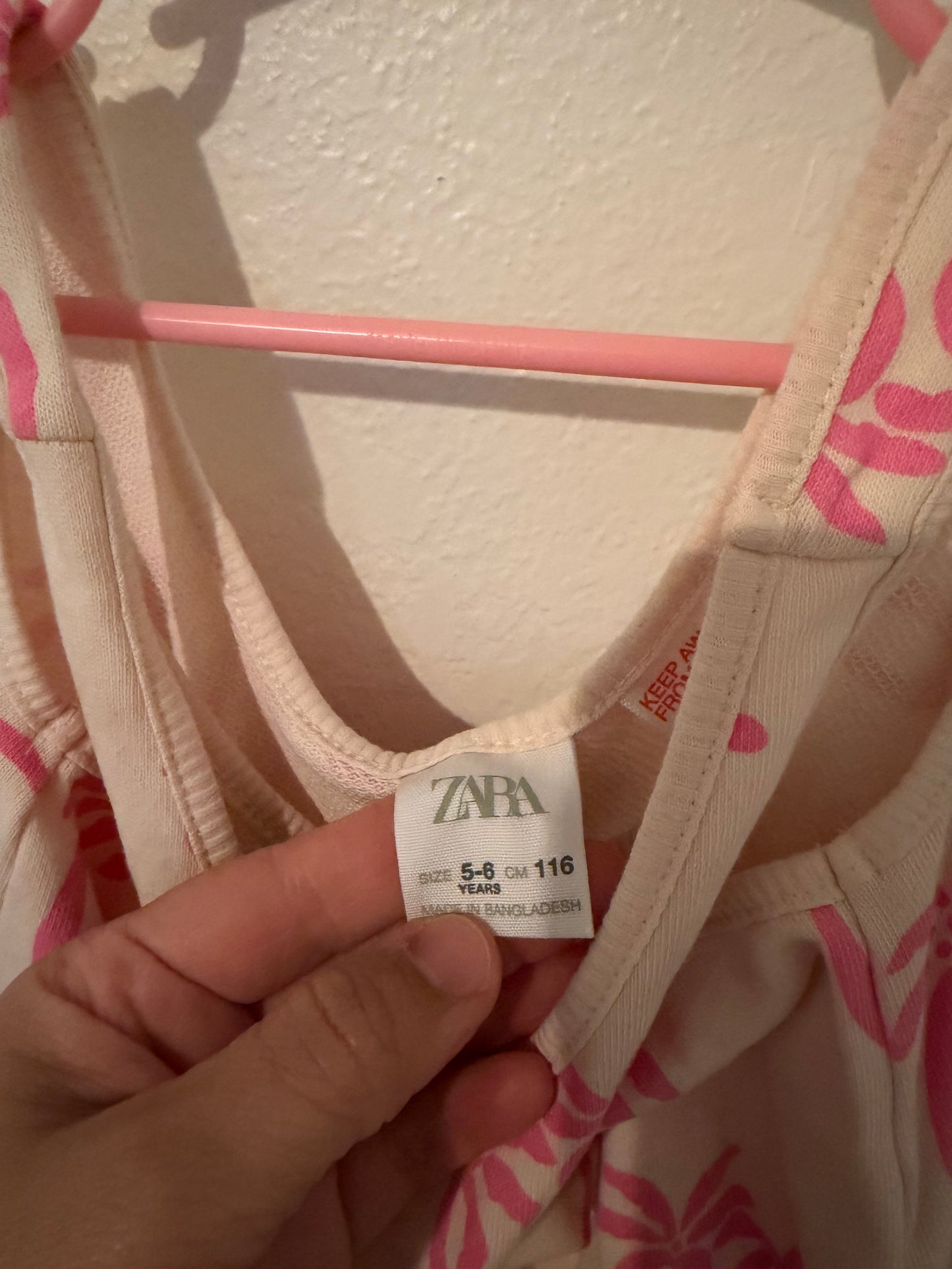 Zara Palm Tree Romper Girl’s Size 5-6