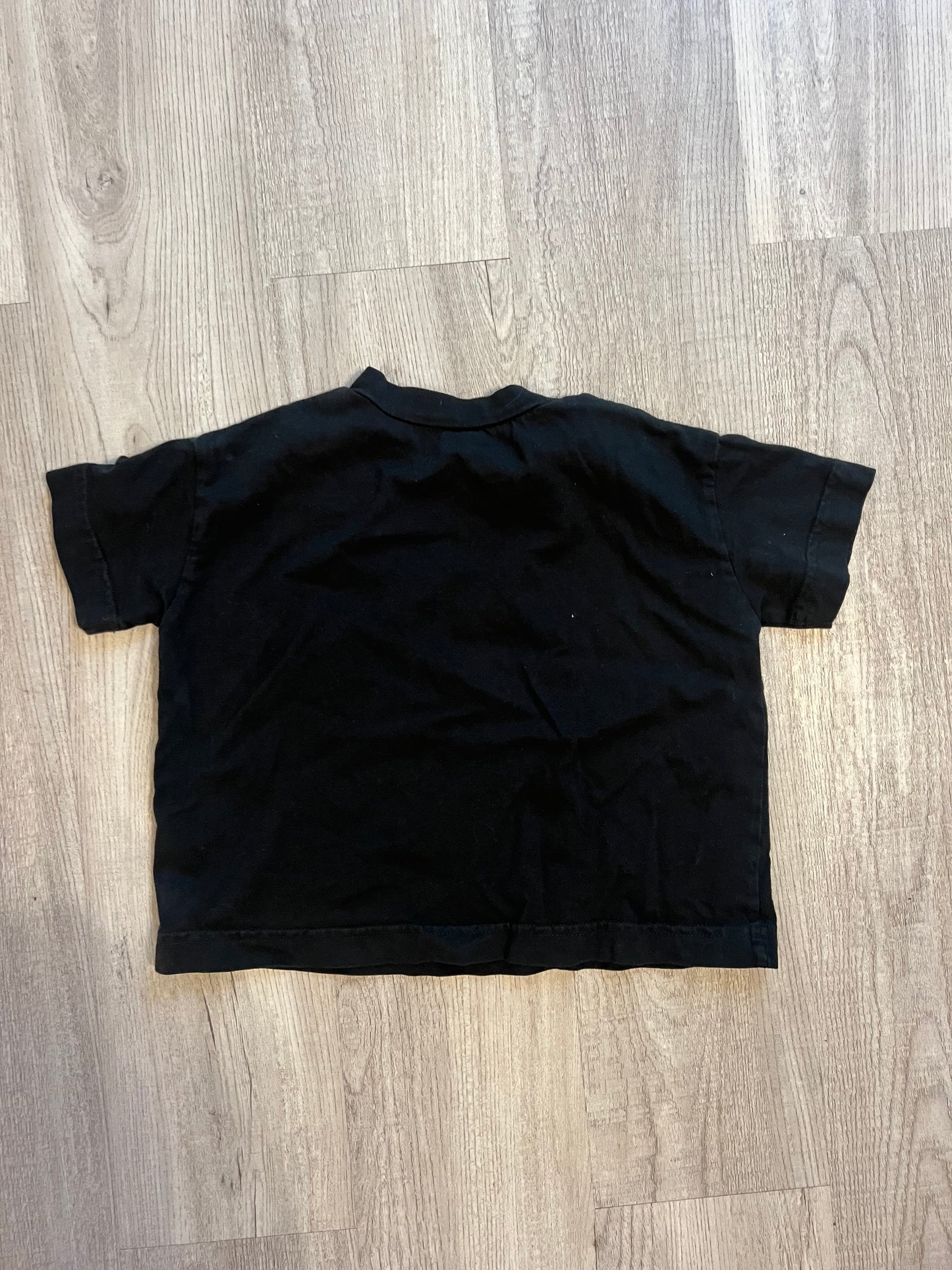 Short Sleeve Ladylike Graphic Tee Toddler Girl Size 2T Black