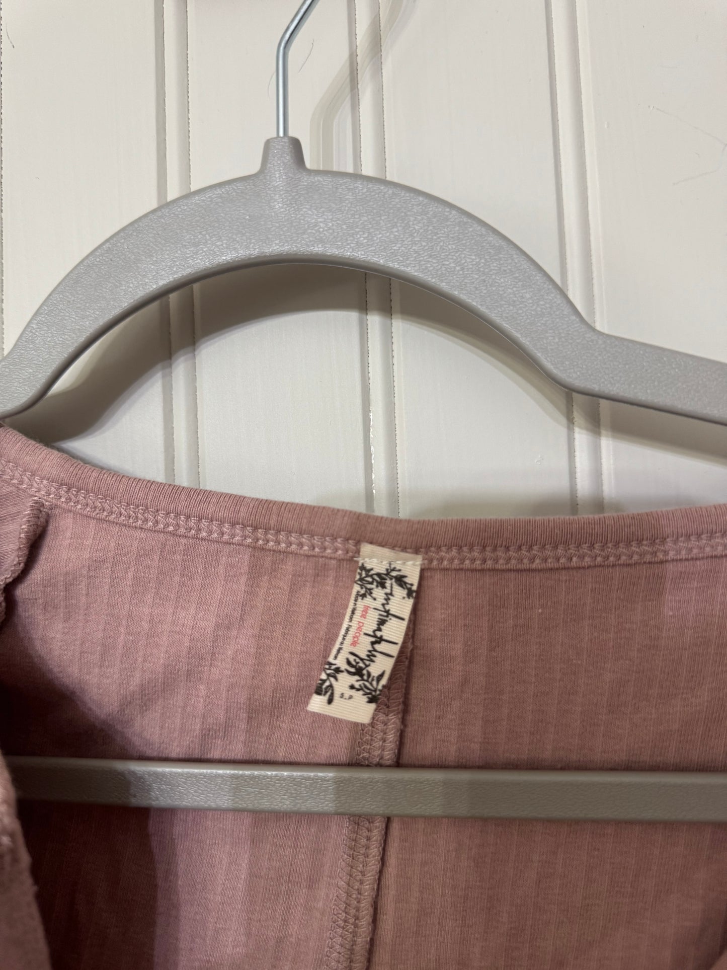 Free People Henley Women’s Small Mauve