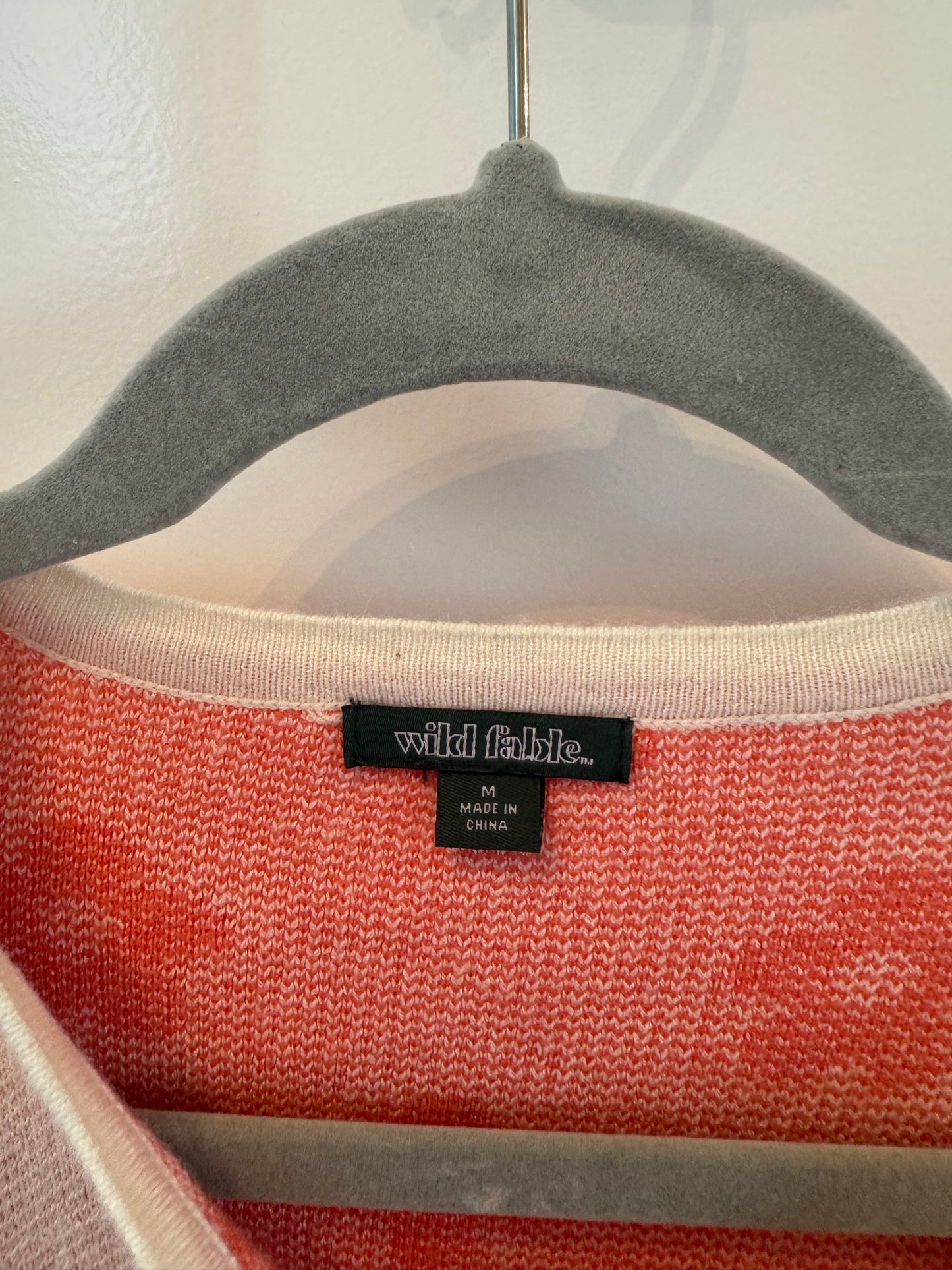 Wild Fable Daisy Cardigan Sweater Women’s Size Medium Pink