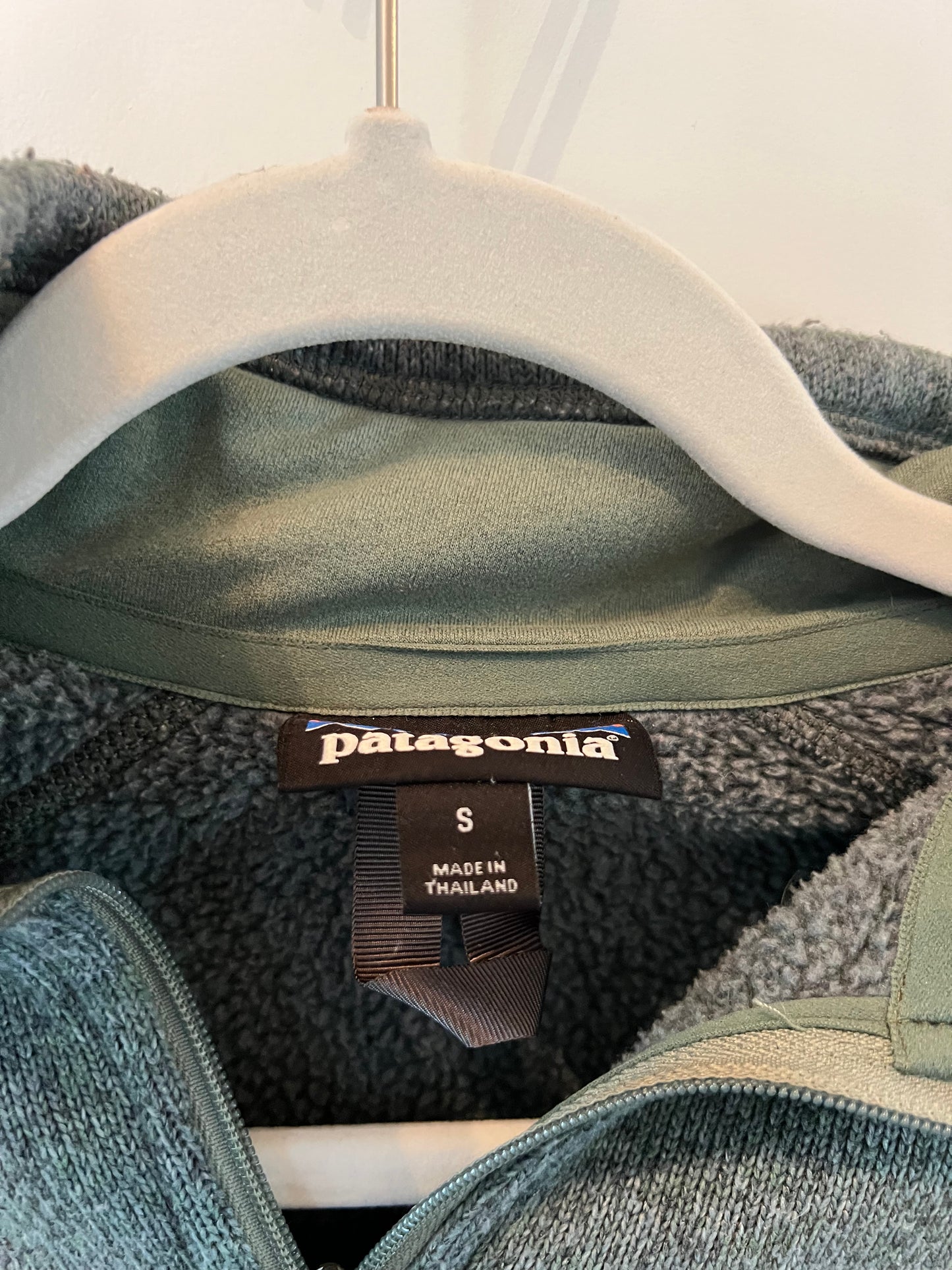 Patagonia Better Sweater 1/4 Zip Fleece Women’s Size Small Nouveau Green