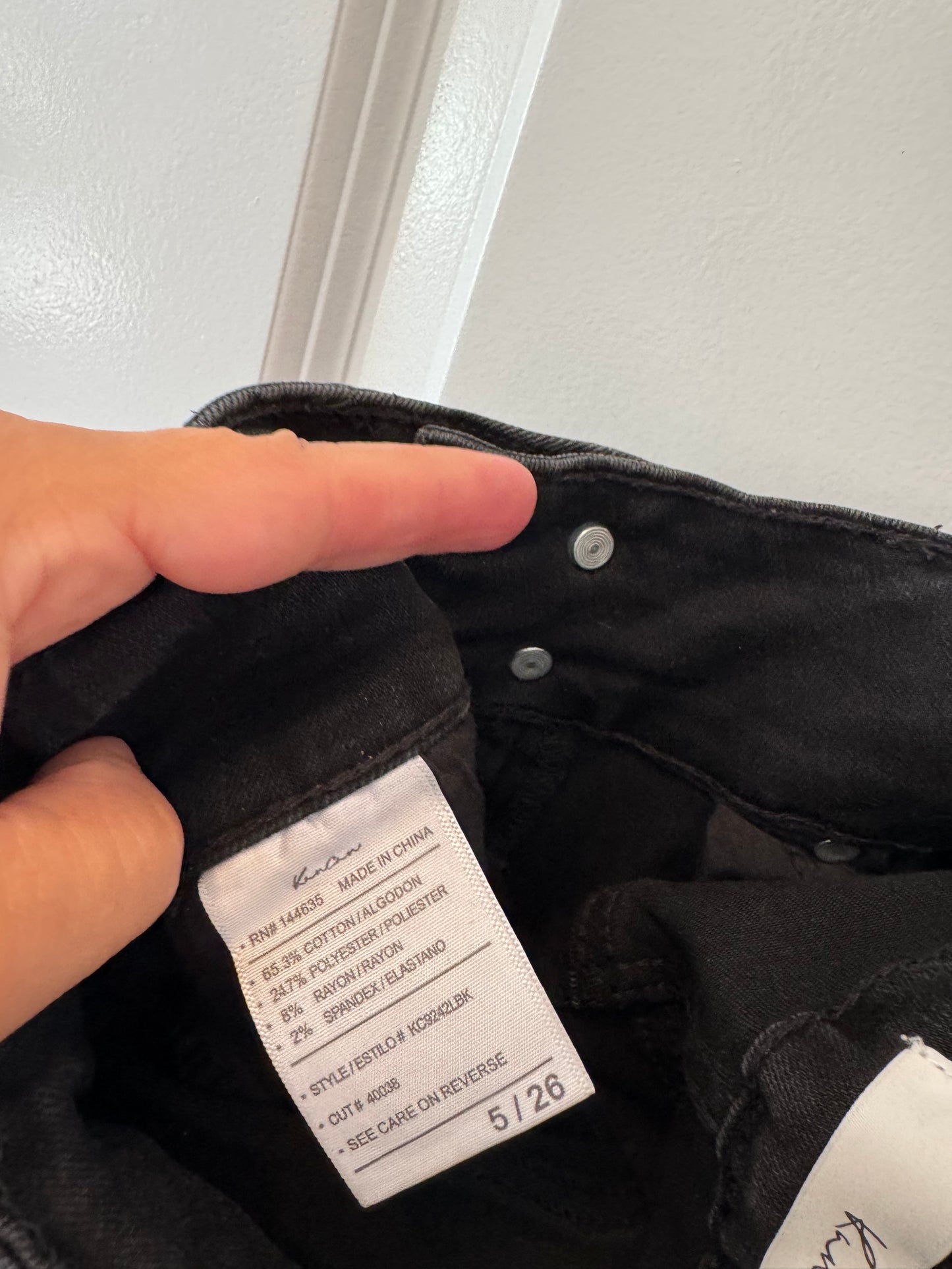 Kancan Black Flare Jeans Size 5/26