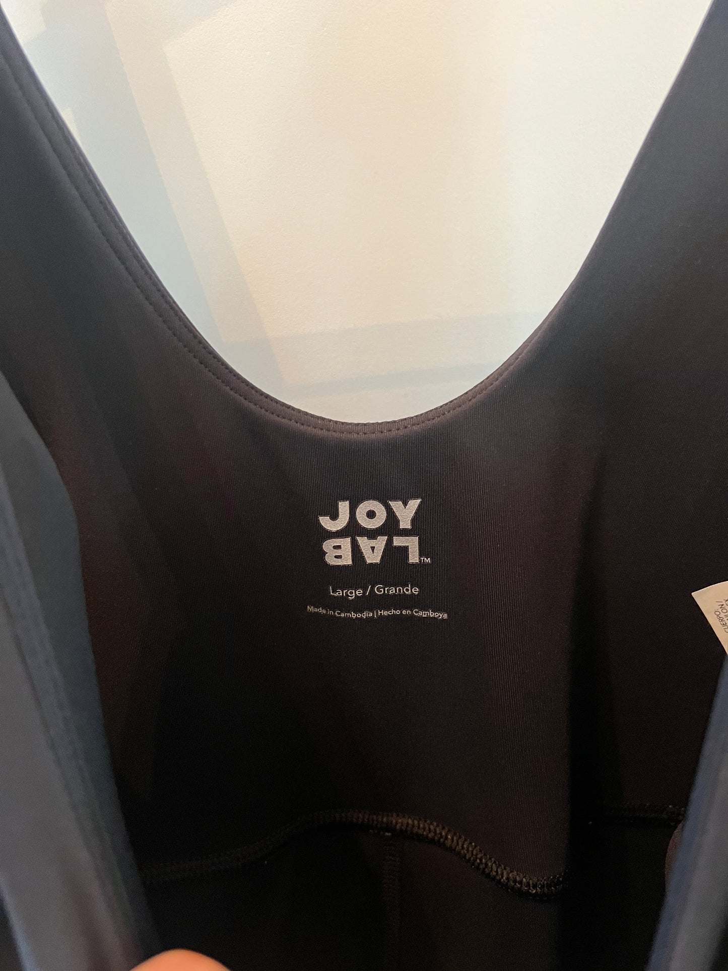 JoyLab Athletic Sleeveless Dress w Built In Shorts Women’s Size Large 12-14 Black