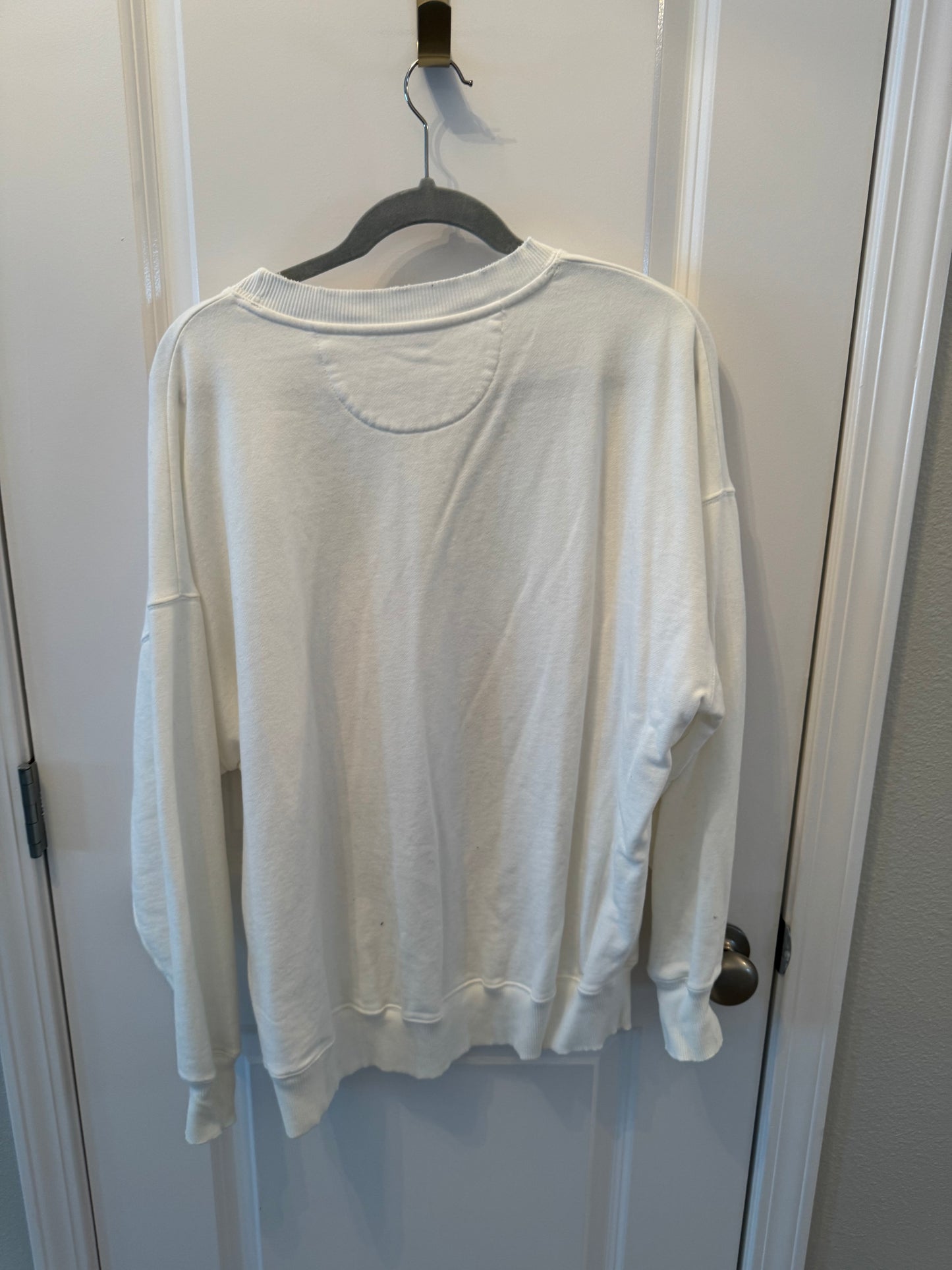 American Eagle Rolling Stones Graphic Band Sweatshirt Unisex Adult Size Medium White