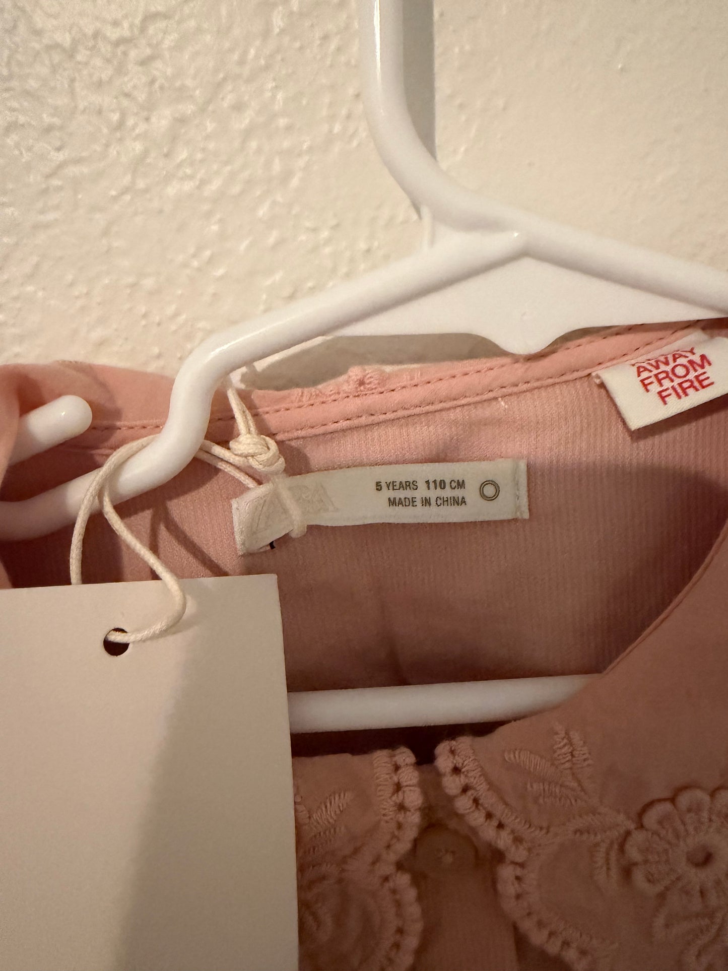 Zara Pink Top Size 5