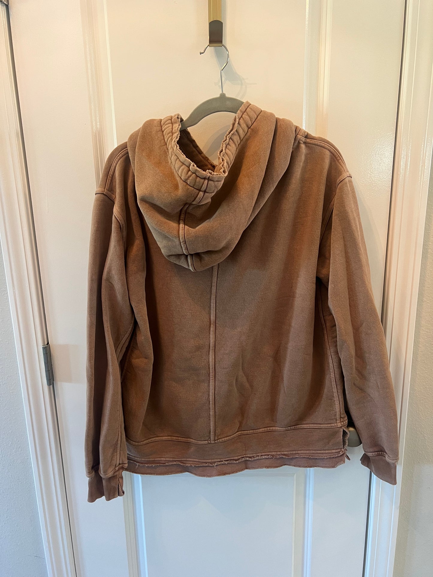 Free People Hoodie Women’s Size Medium Tan
