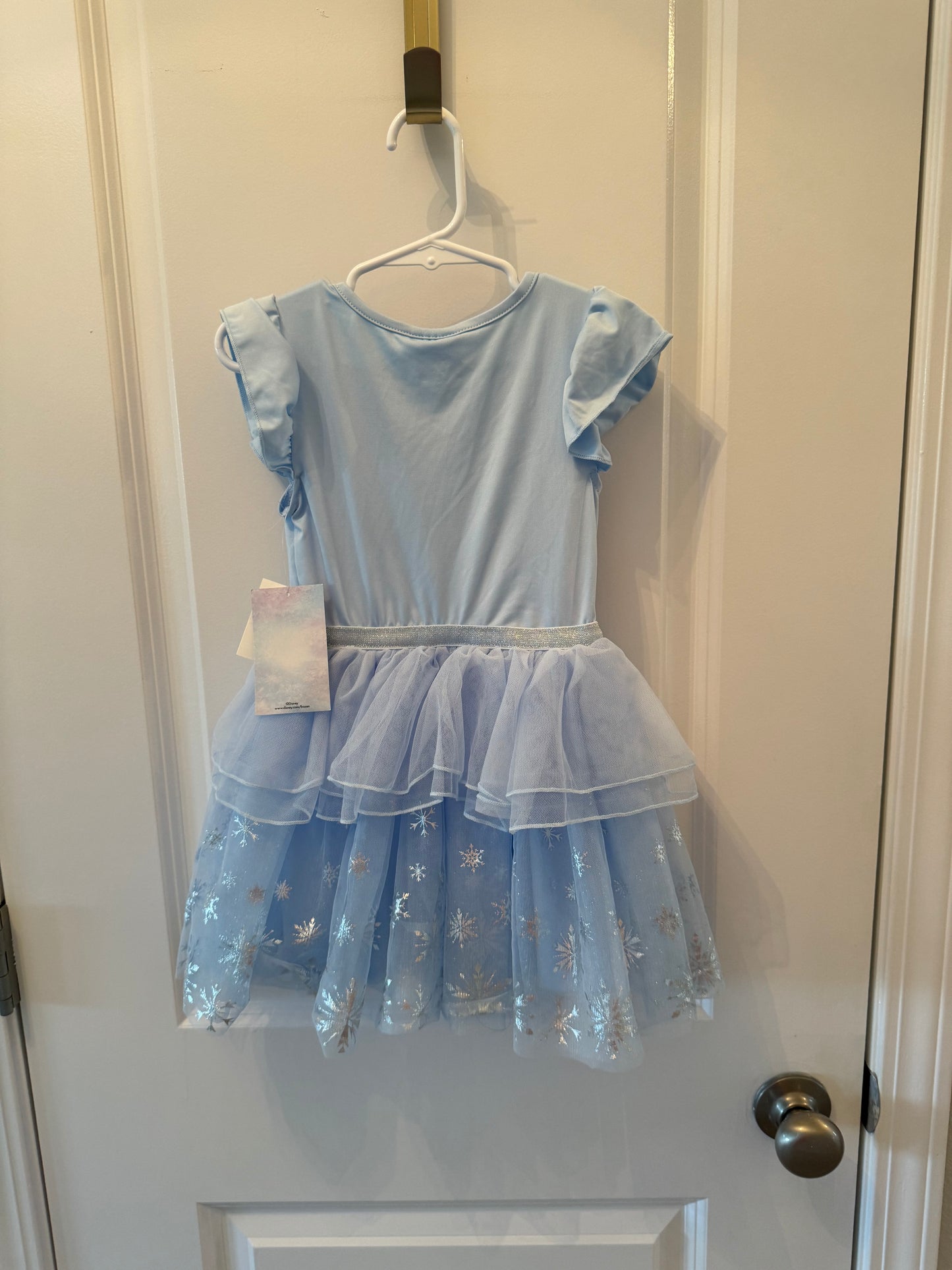 Frozen Dress Toddler Girl Size 4T Ice Blue