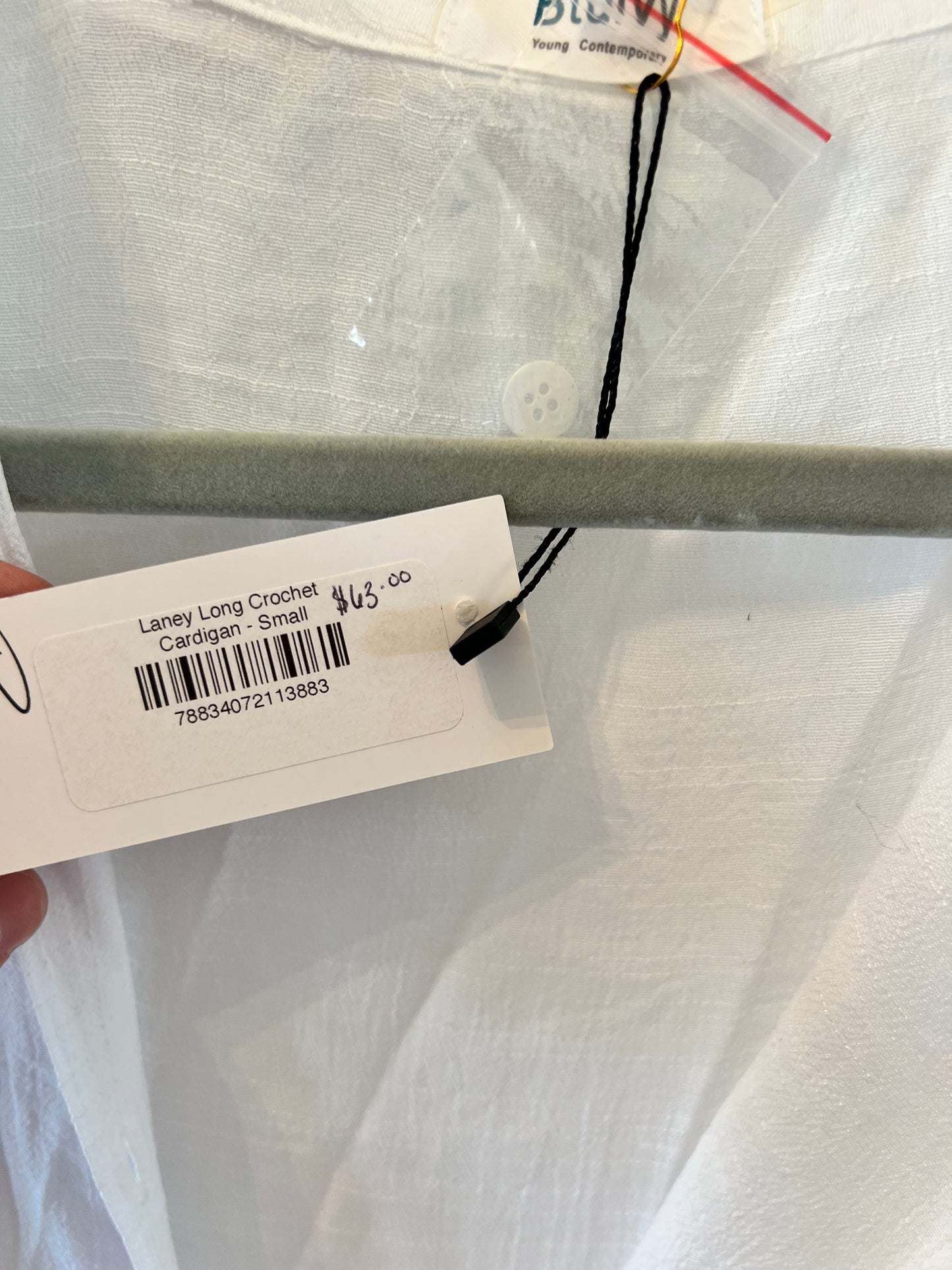Bluivy Laney Swim Cover-Up Women’s Small White NWT