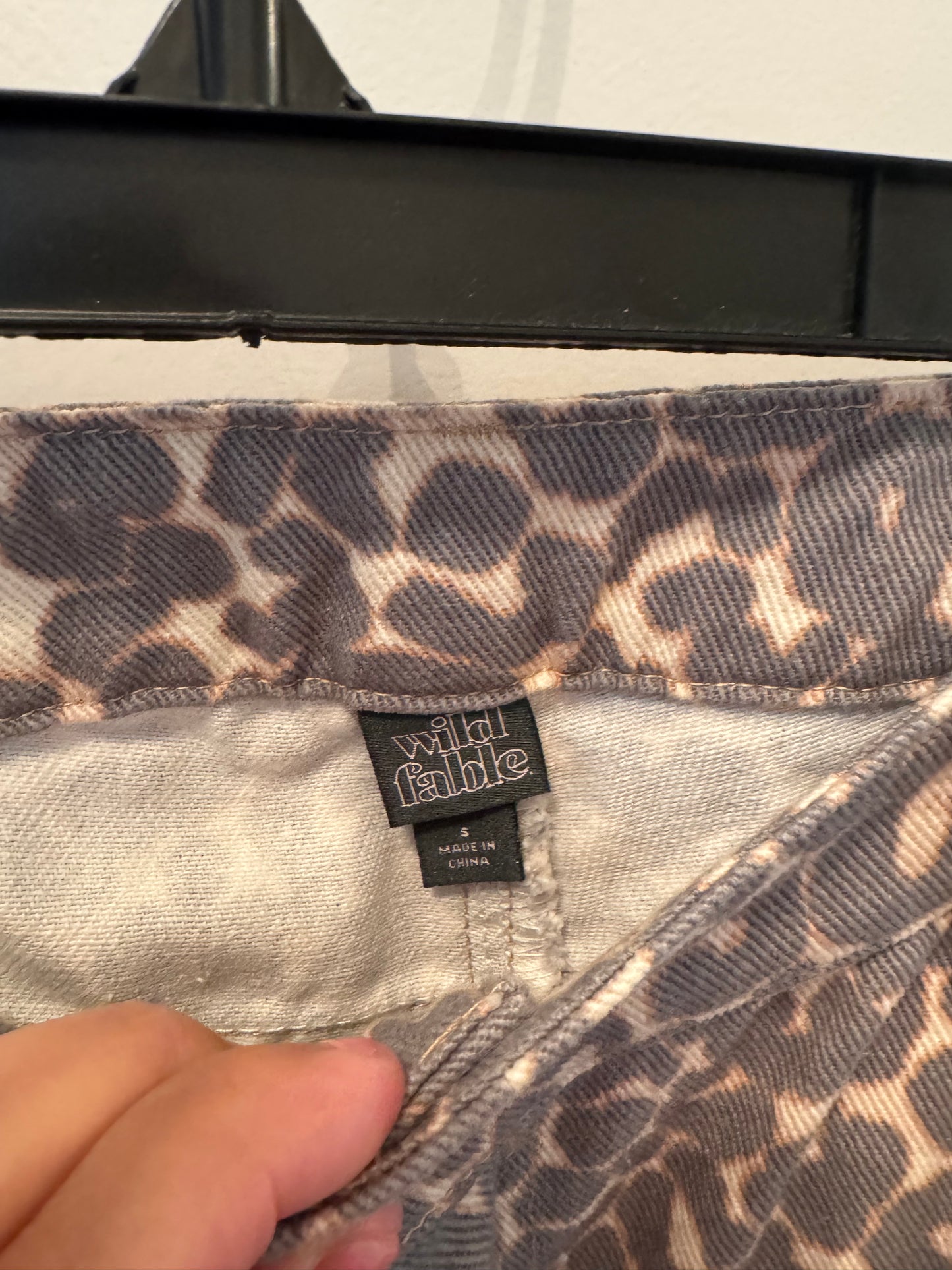 Wild Fable Animal Print Straight Leg Pants Women’s Small
