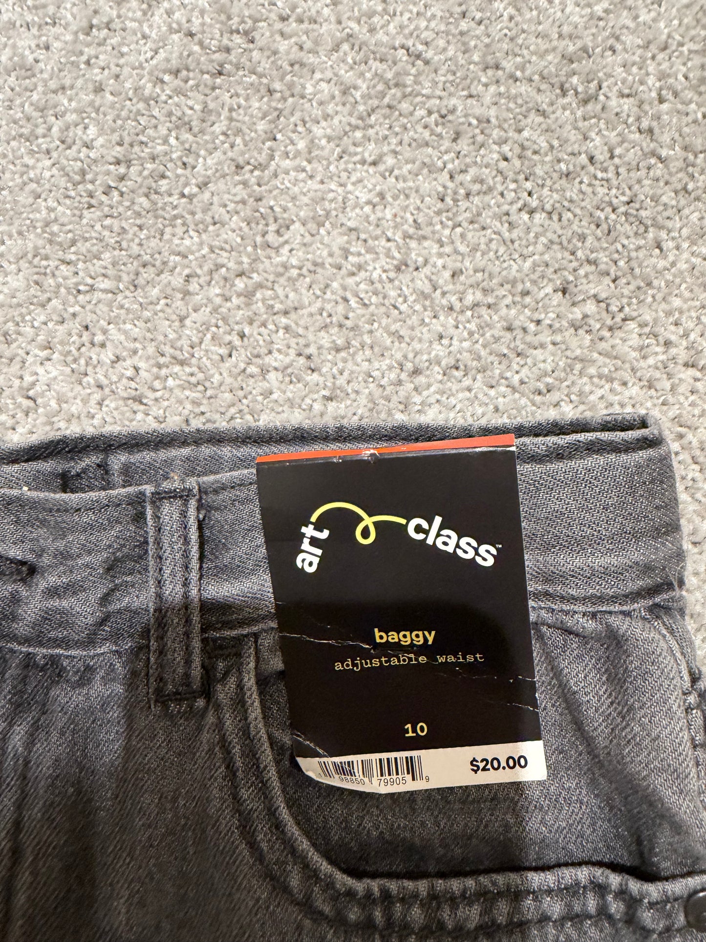 Art Class Baggy Jeans Youth Size 10 Years NWT