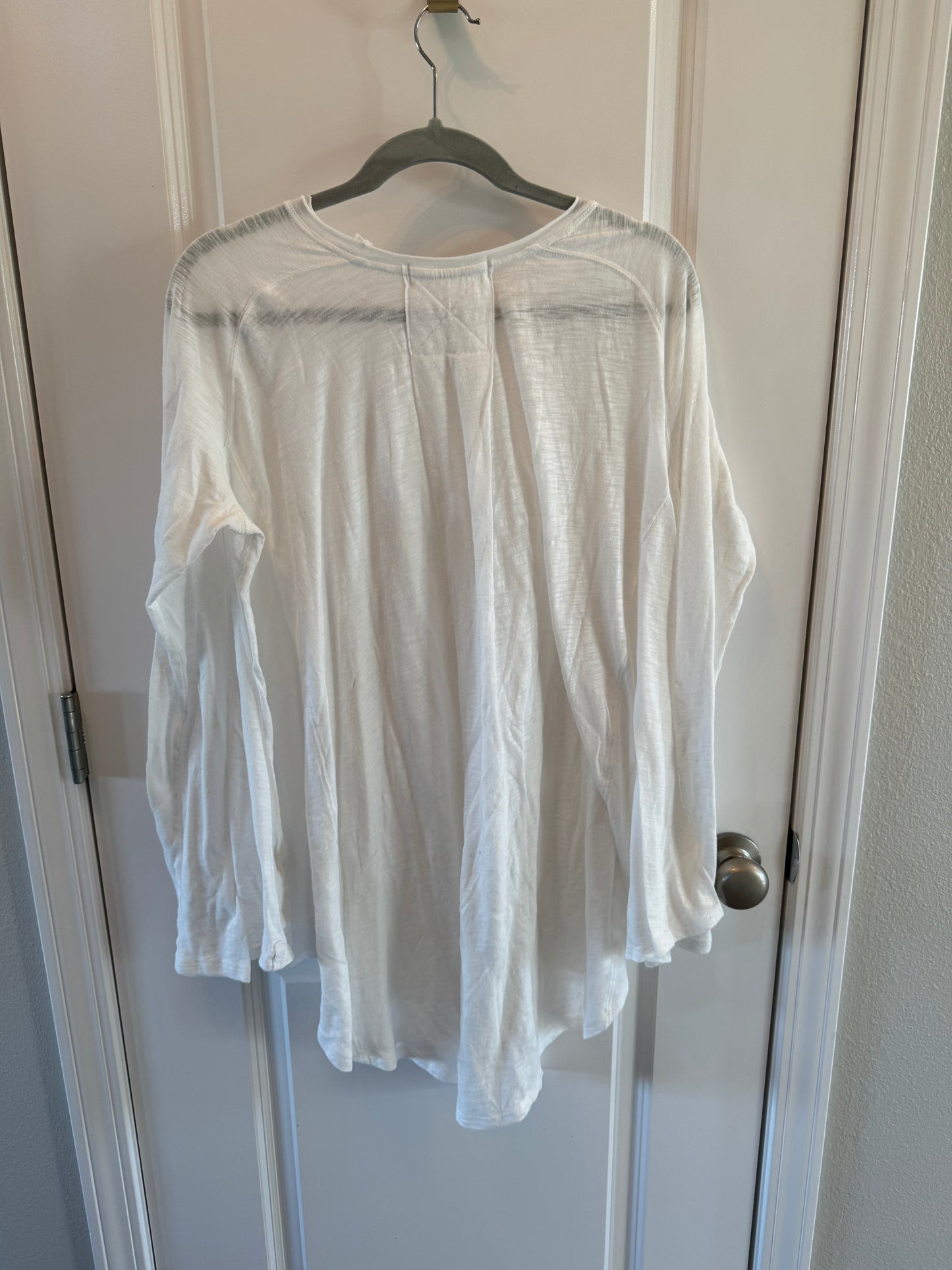 Free People We the Free Long Sleeve Top Women’s Large White