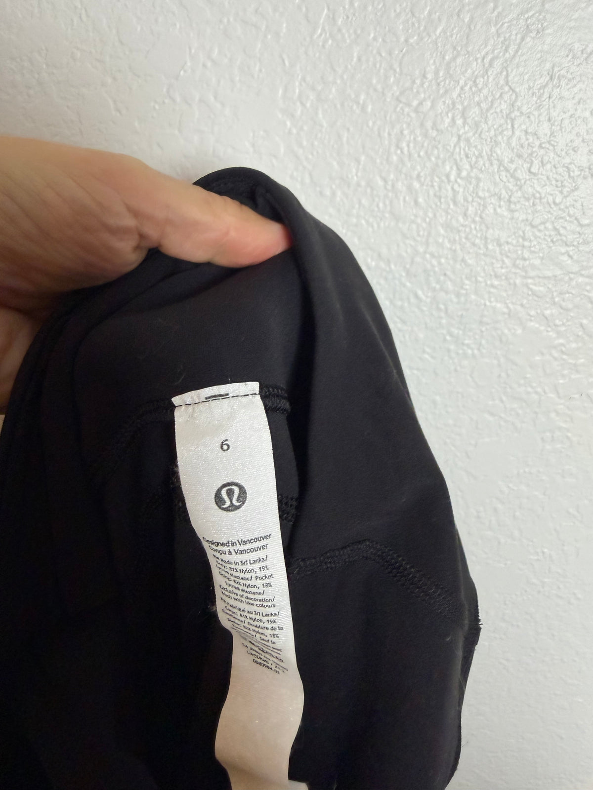 Lululemon Black Flare Leggings Size 6