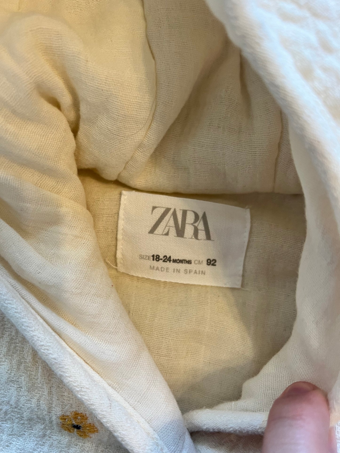 Zara Coat Toddler Girl Size 18/24 months (runs bigger)