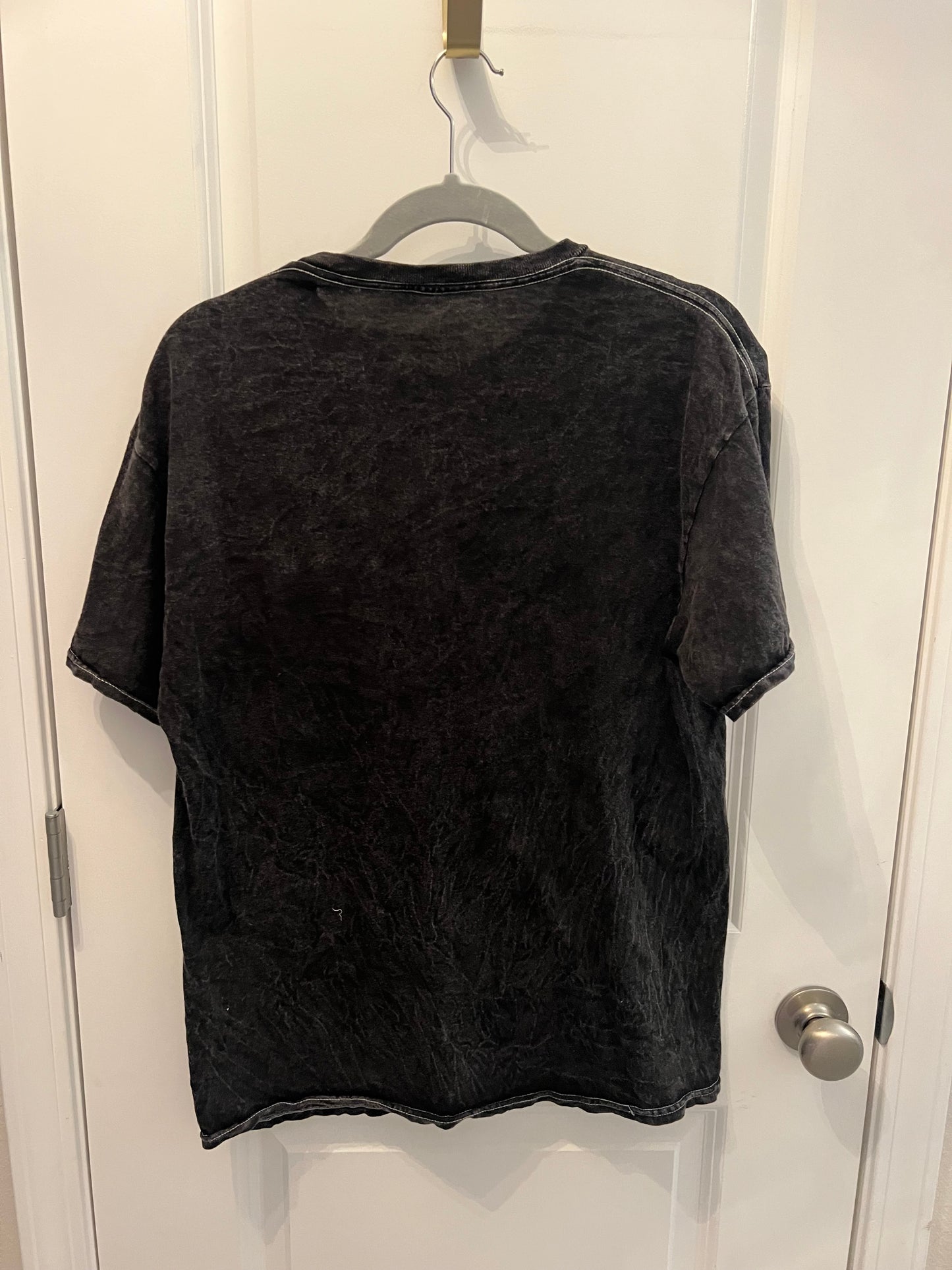 Nirvana Graphic Short Sleeve Band Tee Salt Washed Women’s Size Large 12-14 Gray