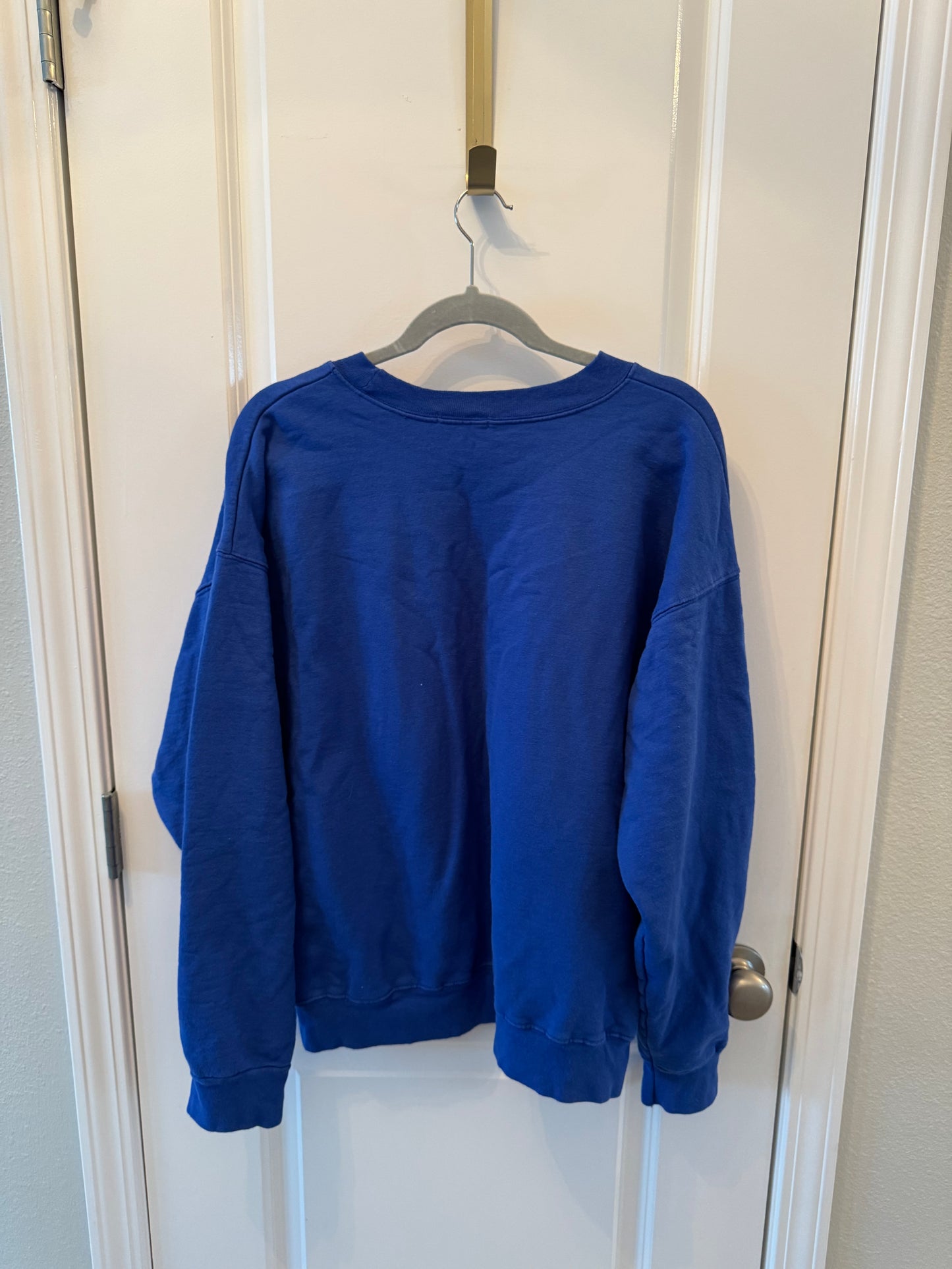The Bar Blue Sweatshirt Size Large