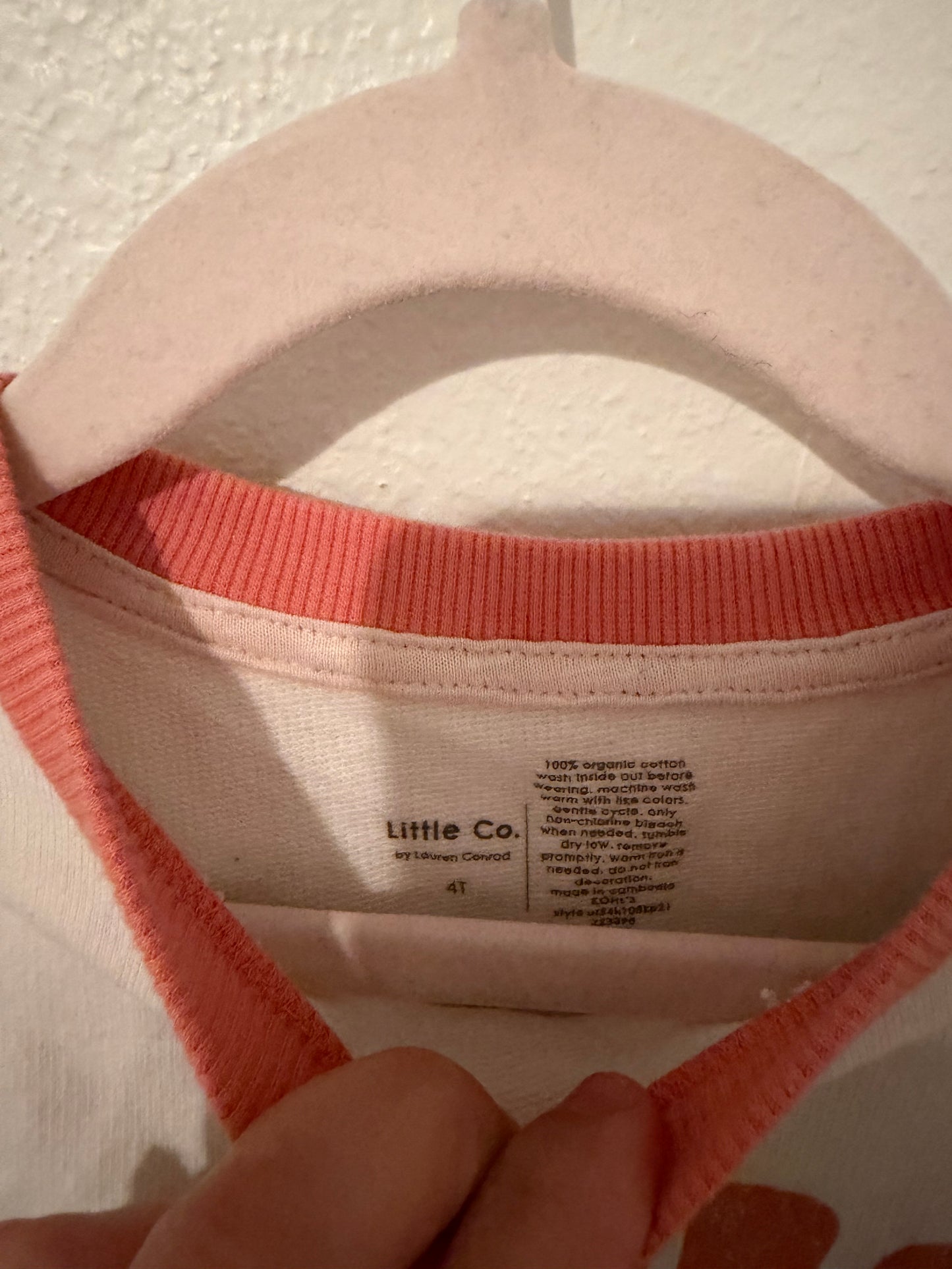 Little Co. Love Club Raglan Tee Toddler Size 4T