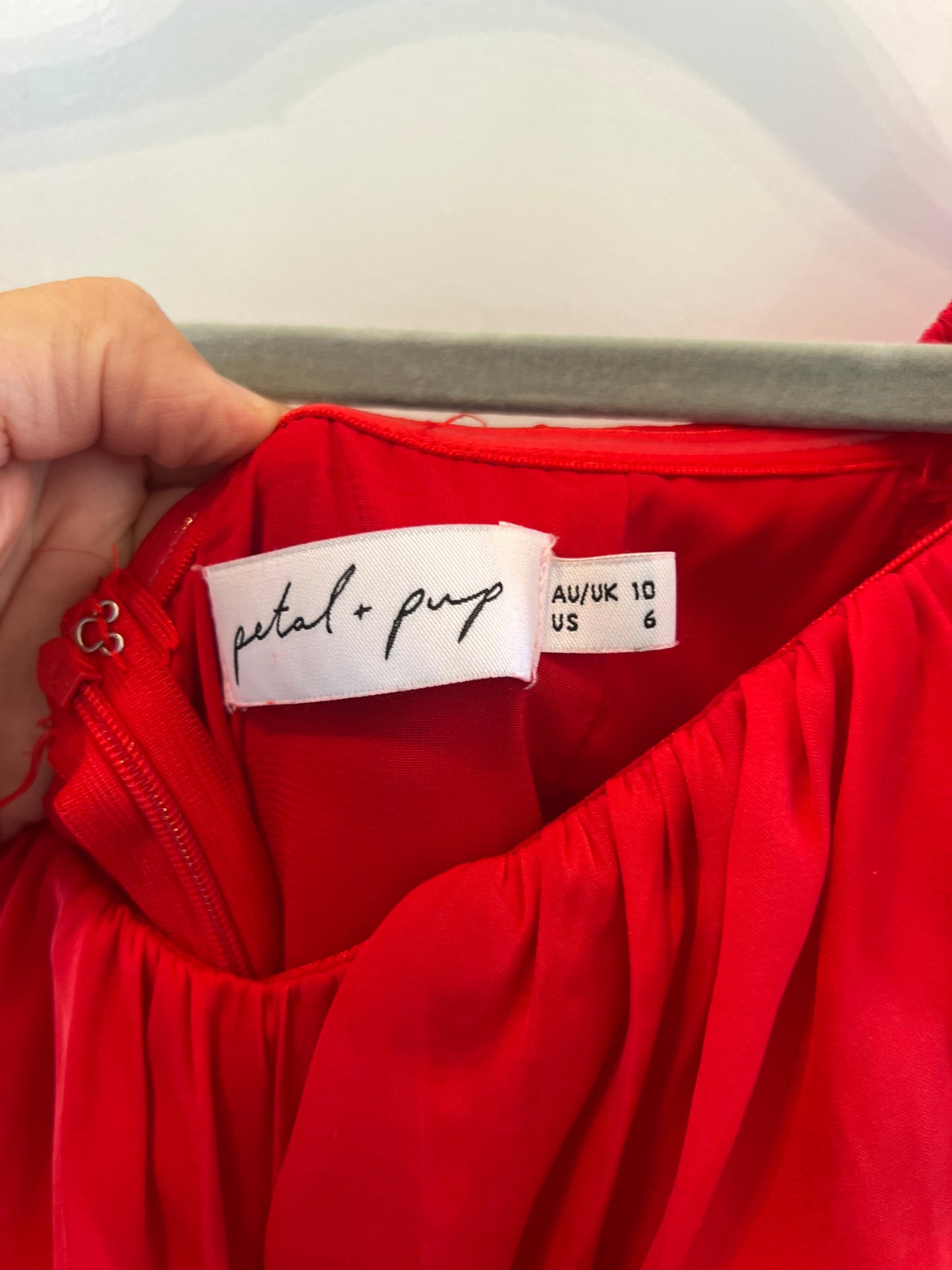 Petal & Pup Red Dress Size 6