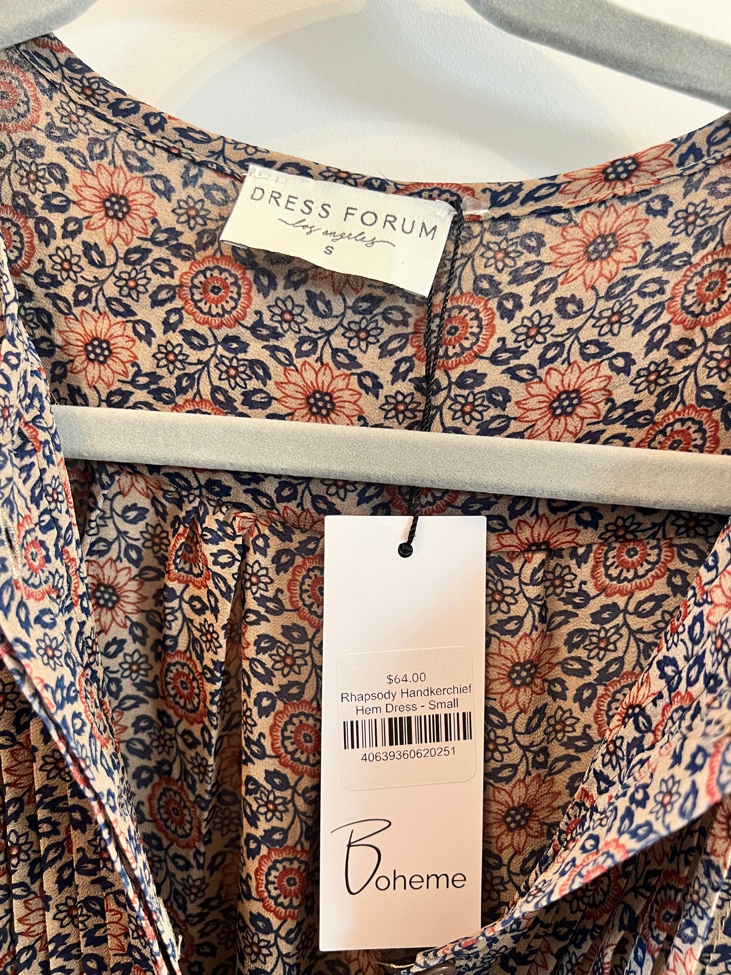 Dress Forum Rhapsody Floral Dress Women’s Small NWT