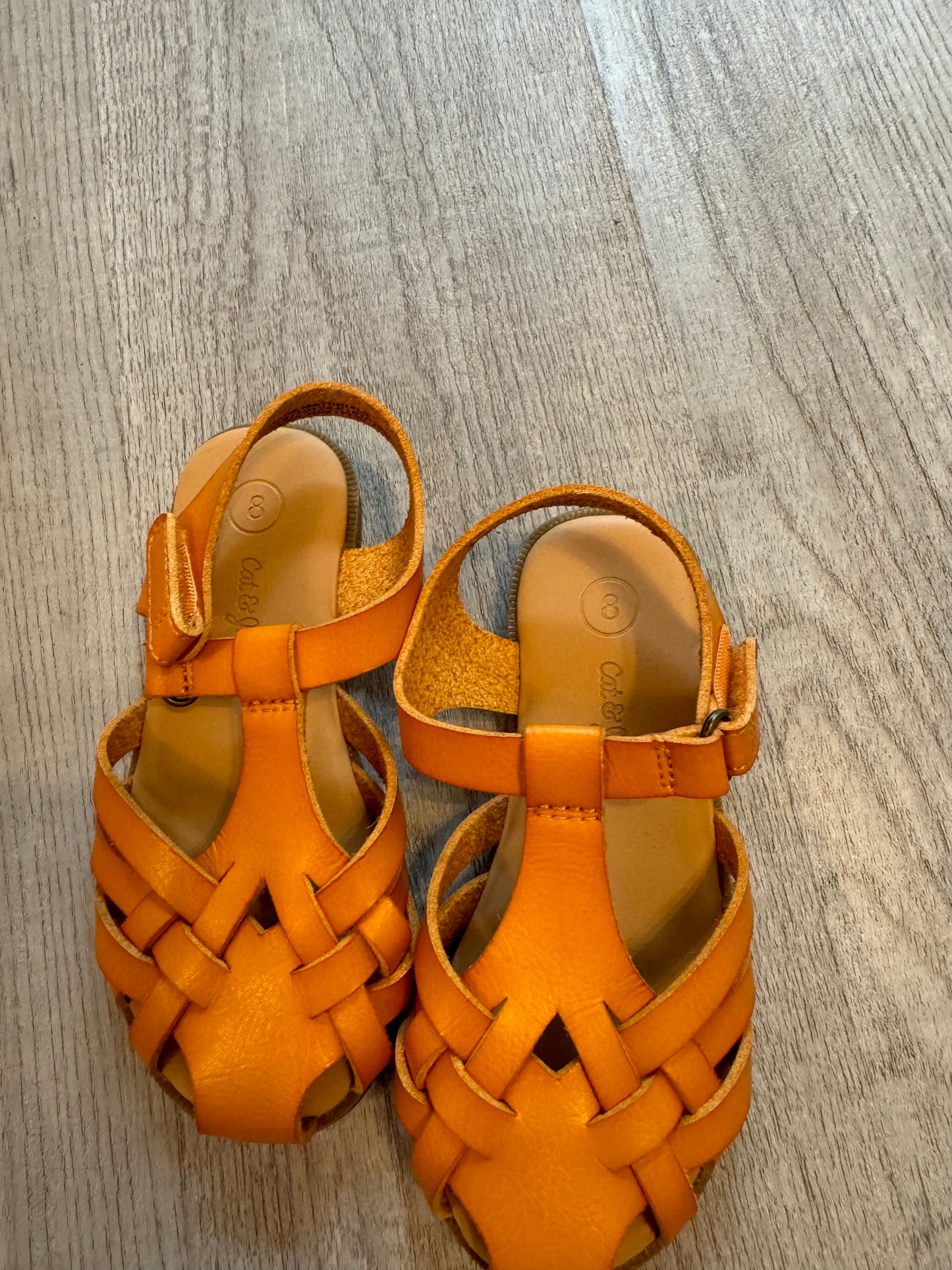 Cat & Jack Huarache Sandals Toddler Size 8 Tan