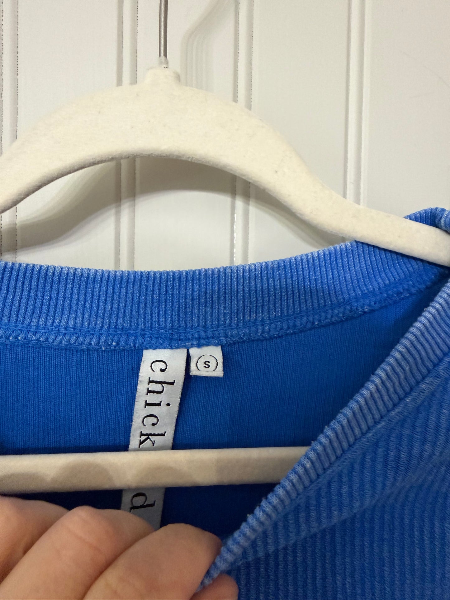 Staycation Sweatshirt Women’s Small Blue