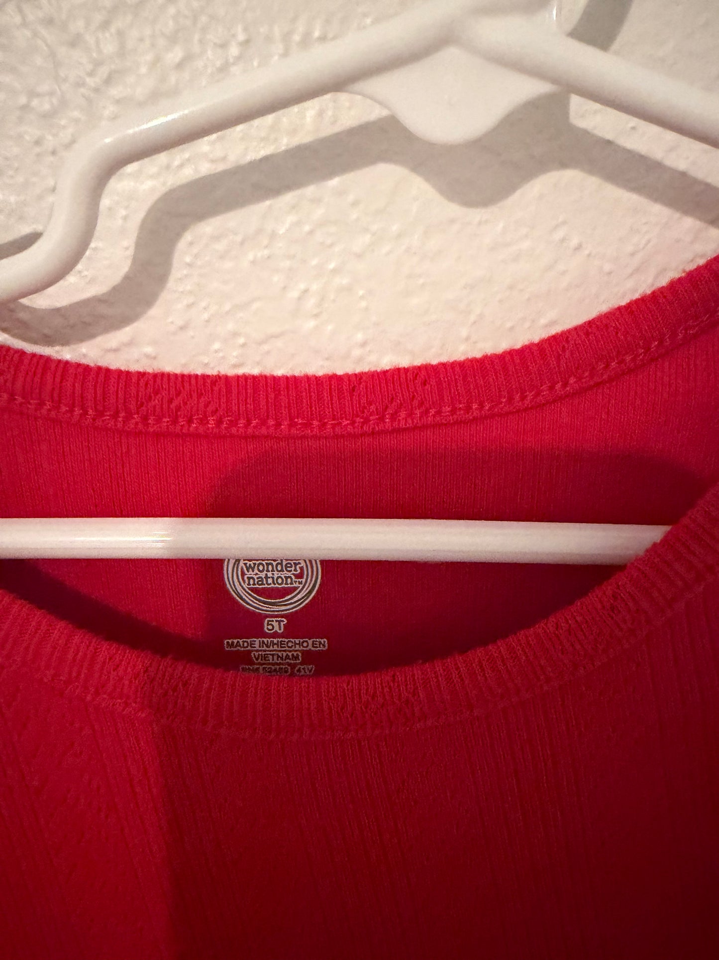 Wonder Nation Red Dress Size 5