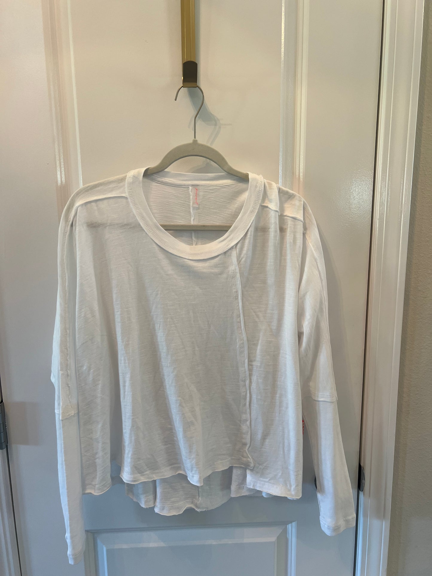 Free People Long Sleeve Top Women’s Size Small White