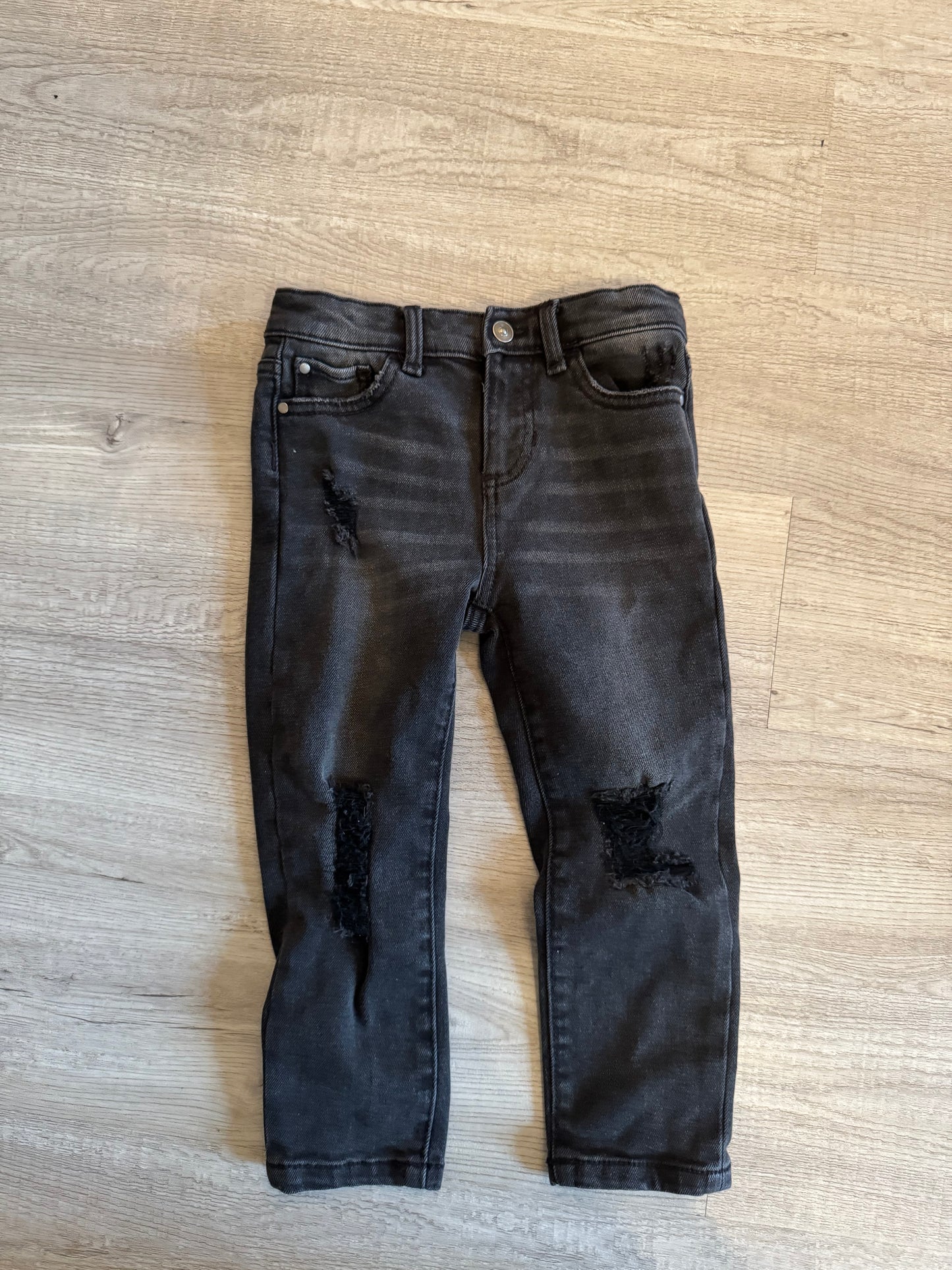 Toddler Black Jeans Size 4 Years