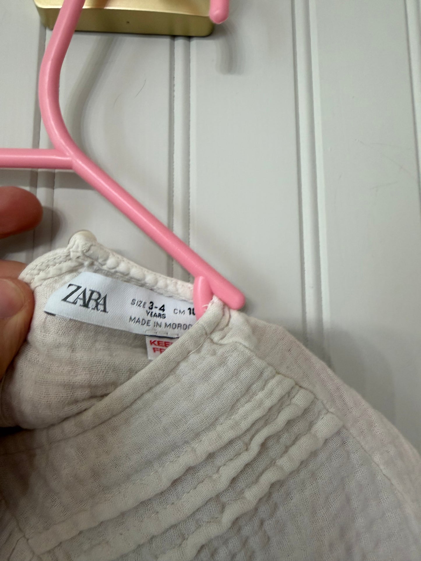 Zara Ruffle Top Toddler Size 3-4 Years