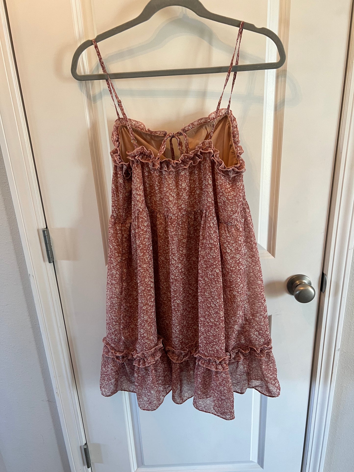 Dress Forum Ditzy Floral Summer Dress Women’s Size Small 4-6 Mauve