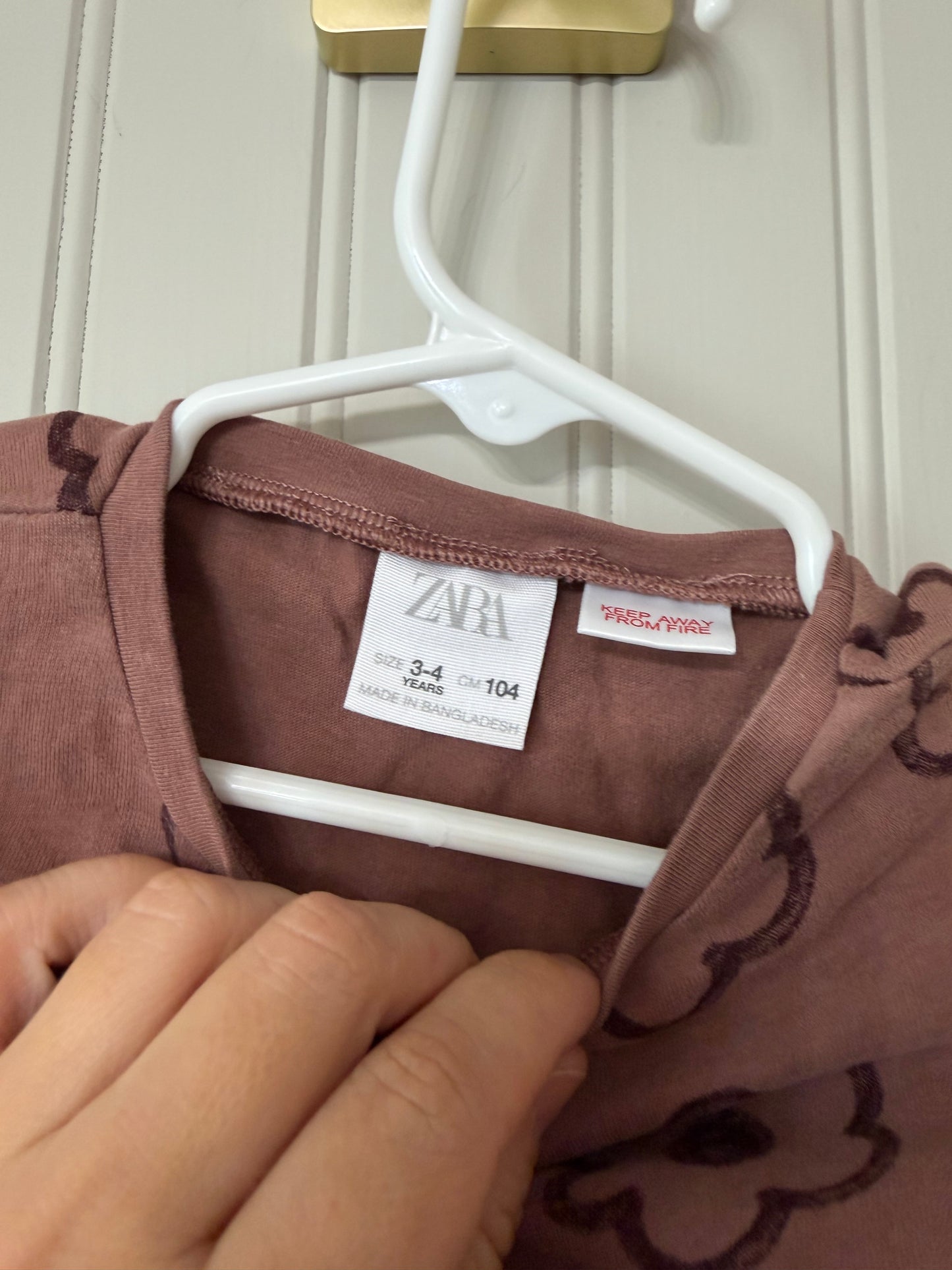 Zara Floral Top Size 3/4y