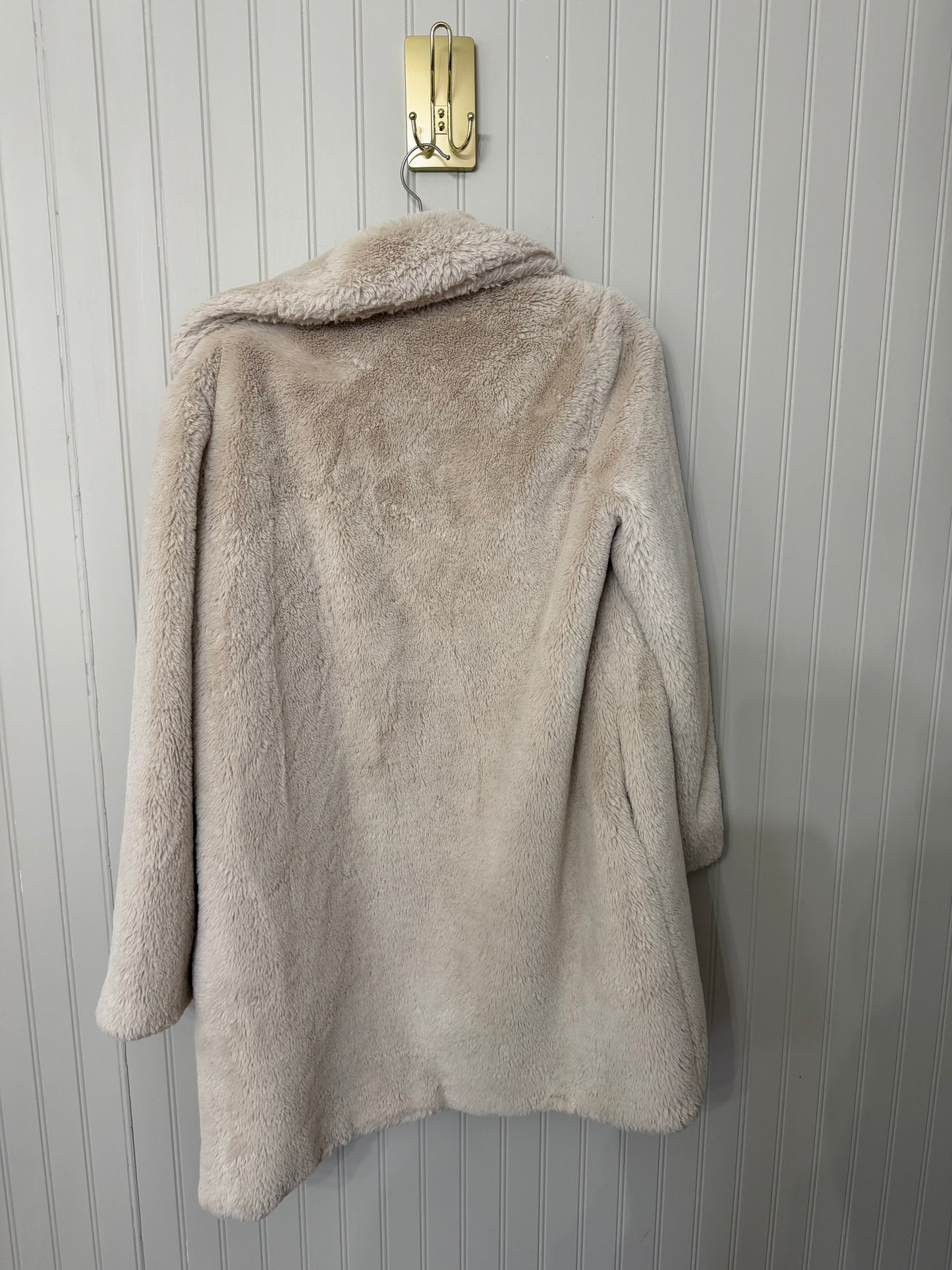 Forever 21 Faux Fur Teddy Coat Women’s Large