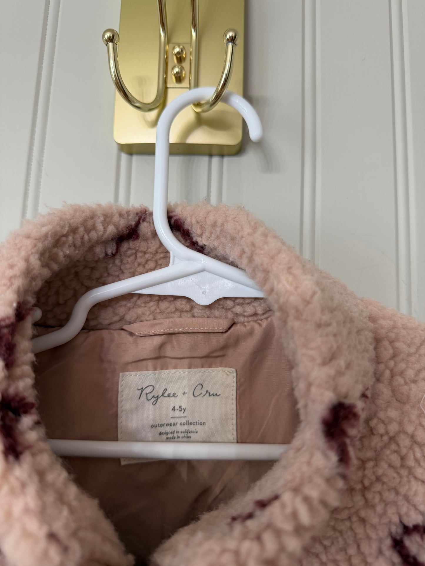Rylee + Cru Bow Coat Size 4/5 Years