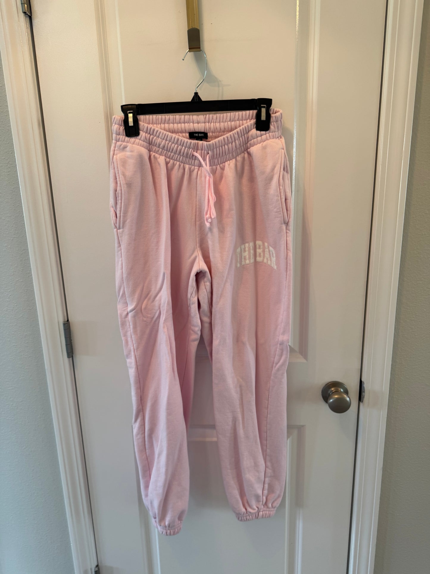 The Bar Varsity Sweatpants Women’s Medium Blush