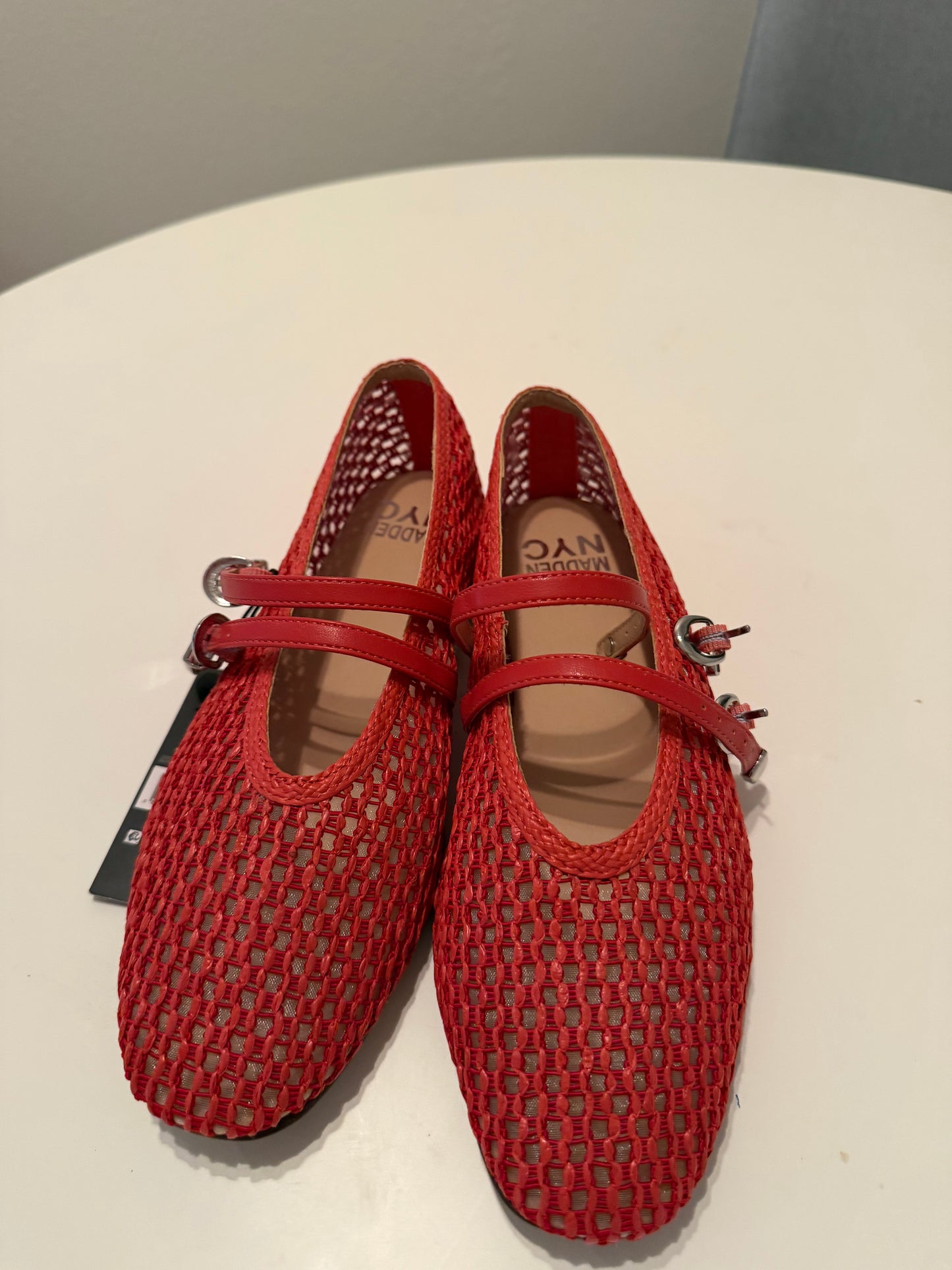 Madden NWY Woven Ballet Flats Women’s 7 NWT