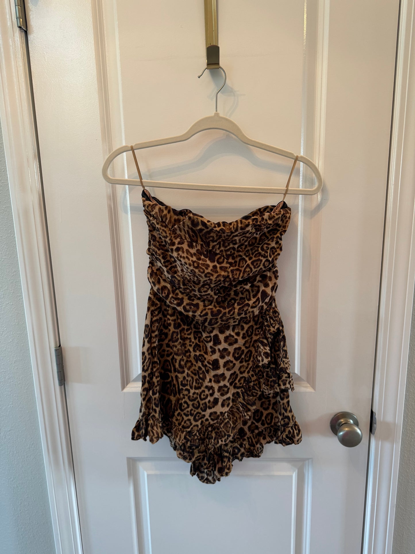 Olivaceous Leopard Romper Women’s Small