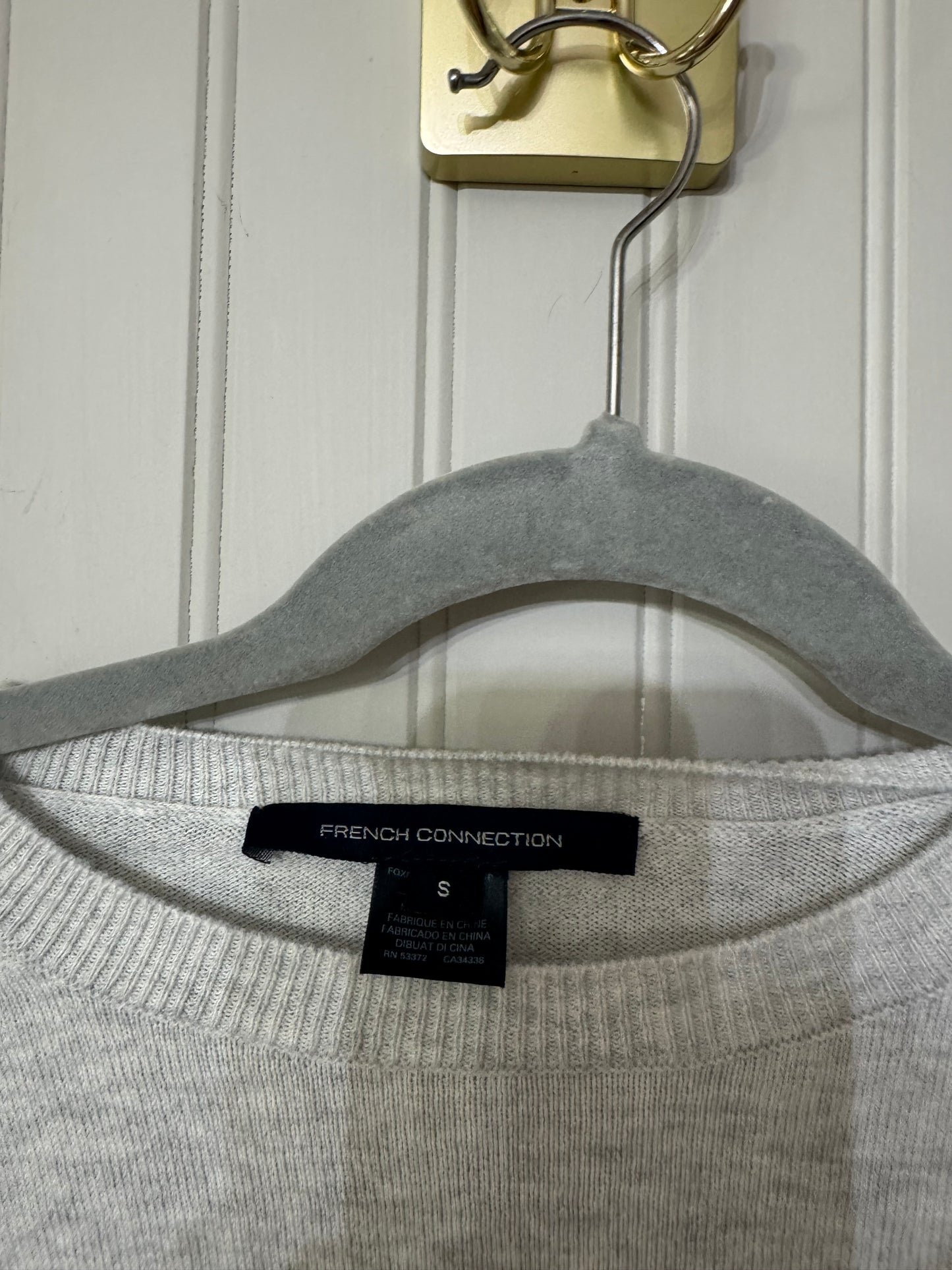 French Connection Layered Sweater Women’s Small Gray